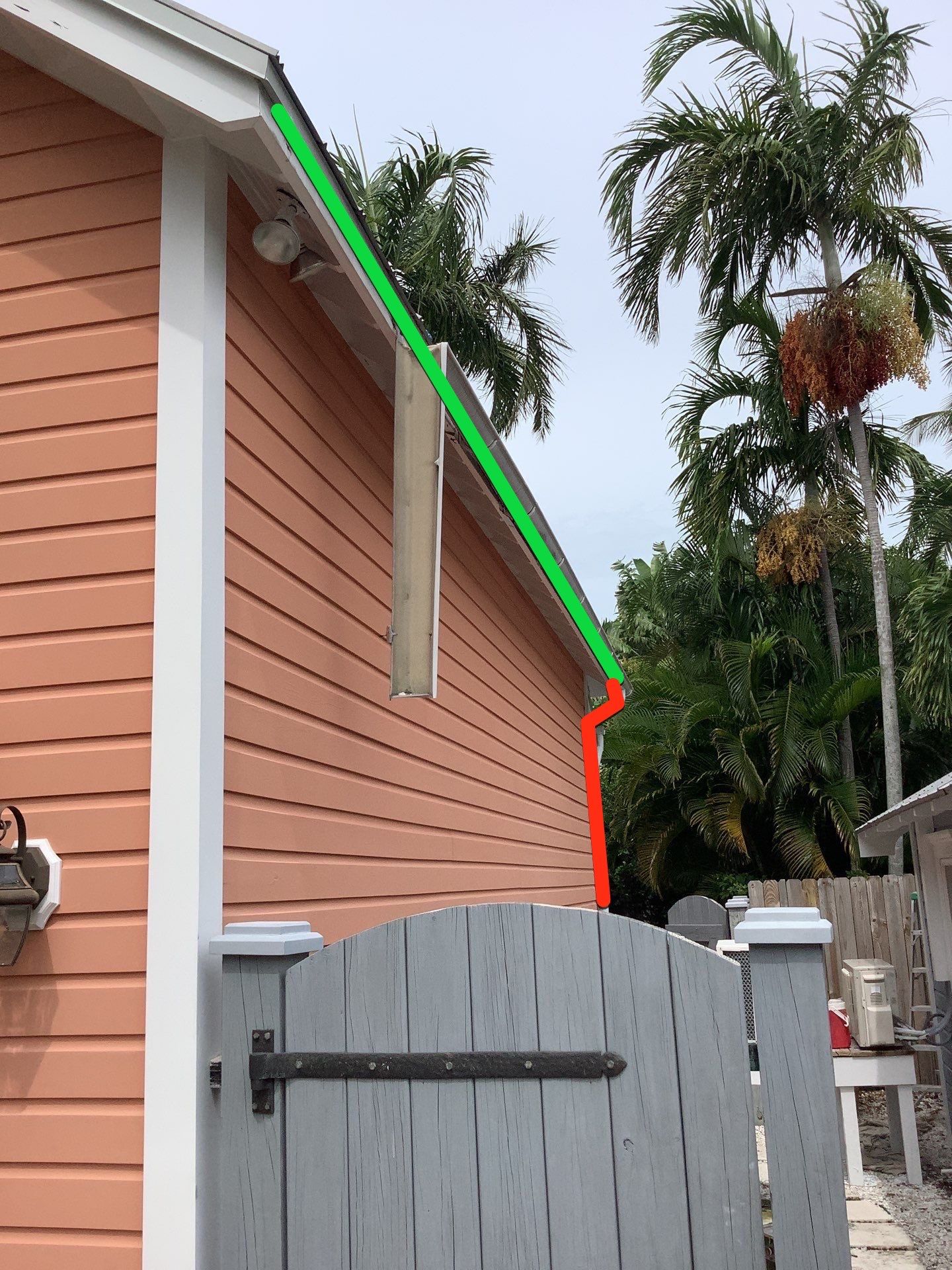 Half-Round Gutters Installation in Boca Grande FL by Gutter Professors