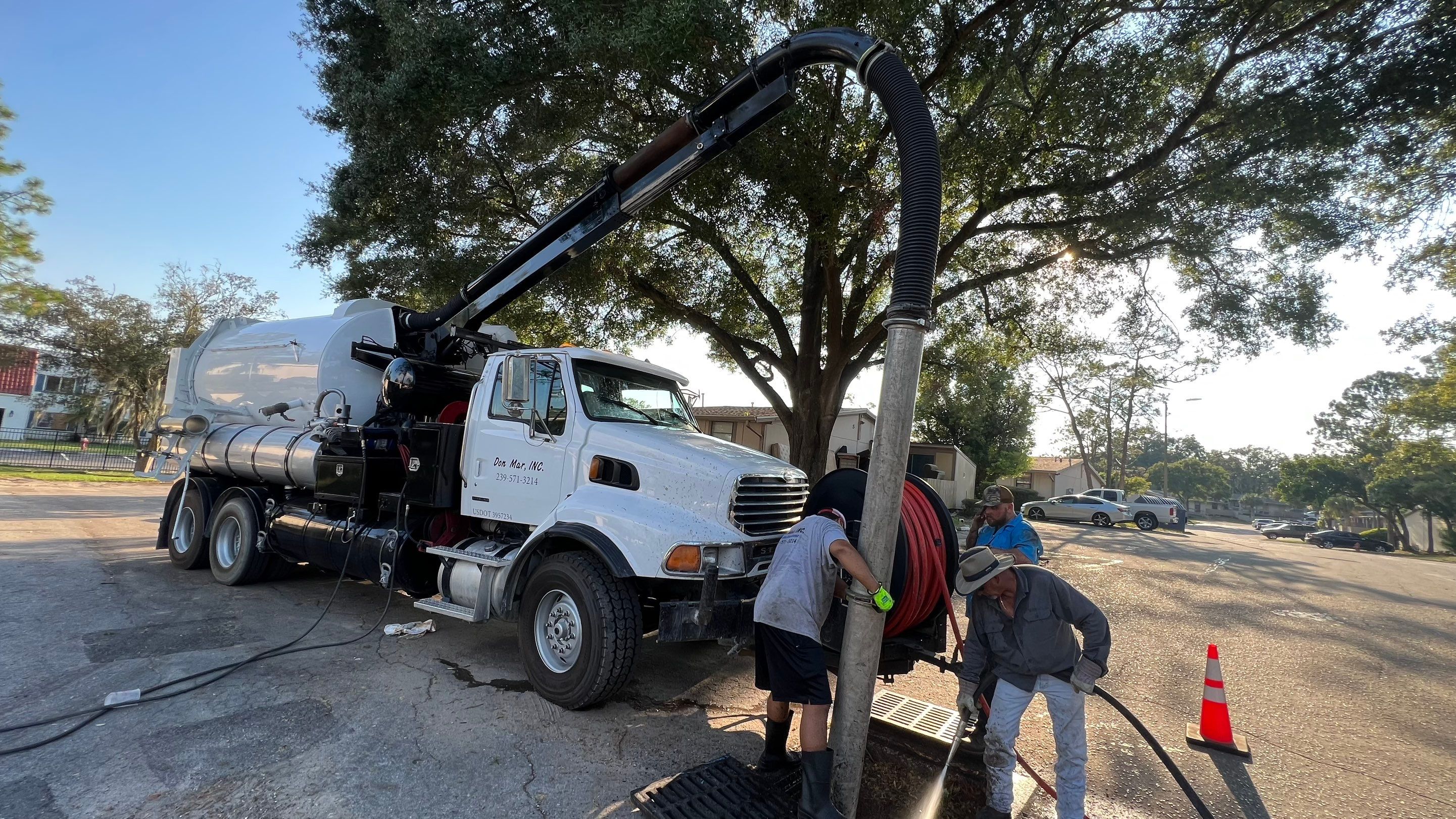 Apartment Complex Storm Water System Cleaning and Maintenance by Don Mar, Inc. Storm Water Solutions