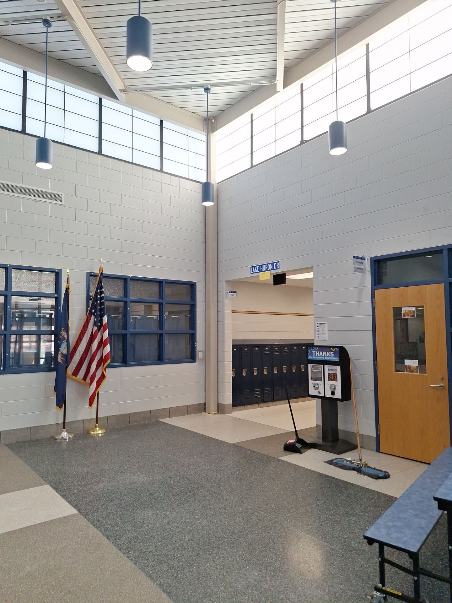 Interior Drywall Patching and repainting for Oakridge School district! by Gordon Painting