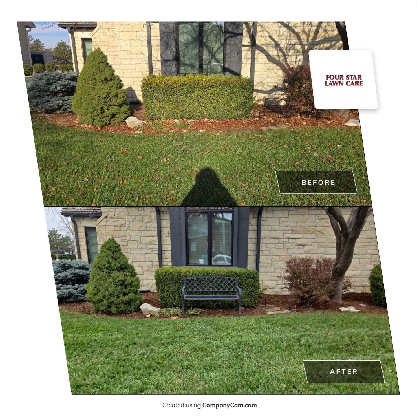 Project in Wichita by Four Star Lawn Care