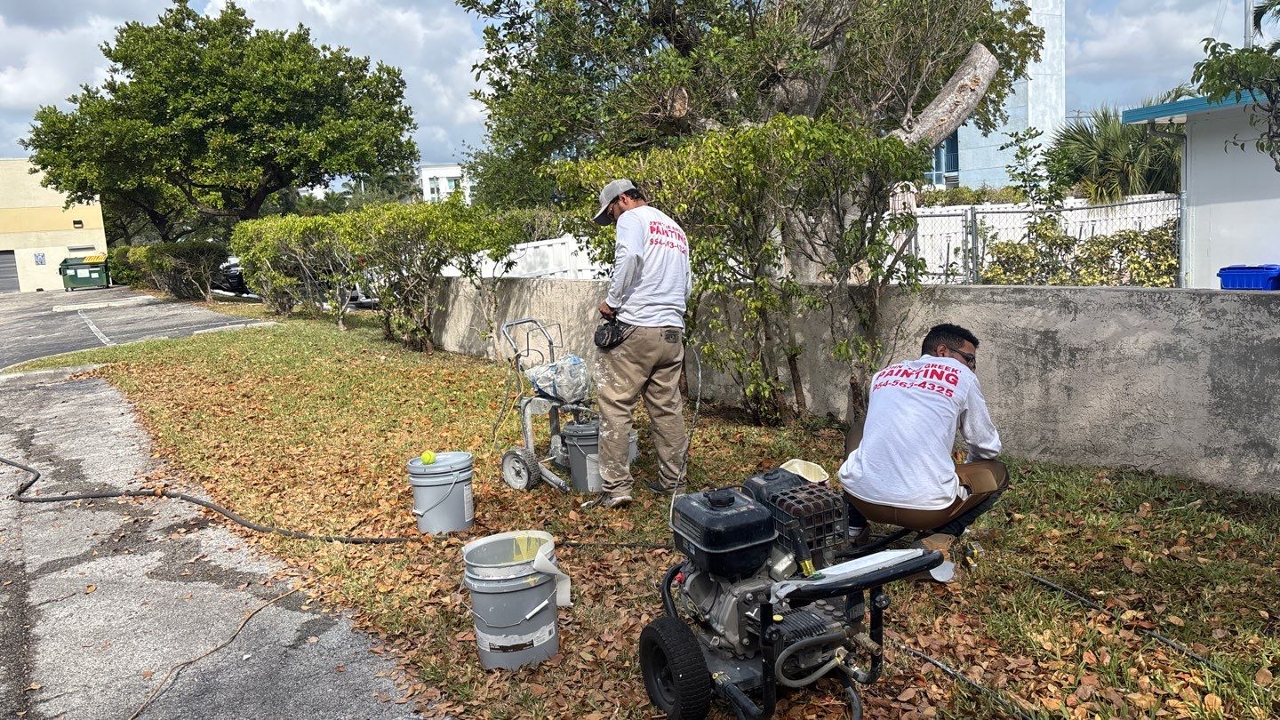 Commercial Exterior Painting by John “The Greek” Painting