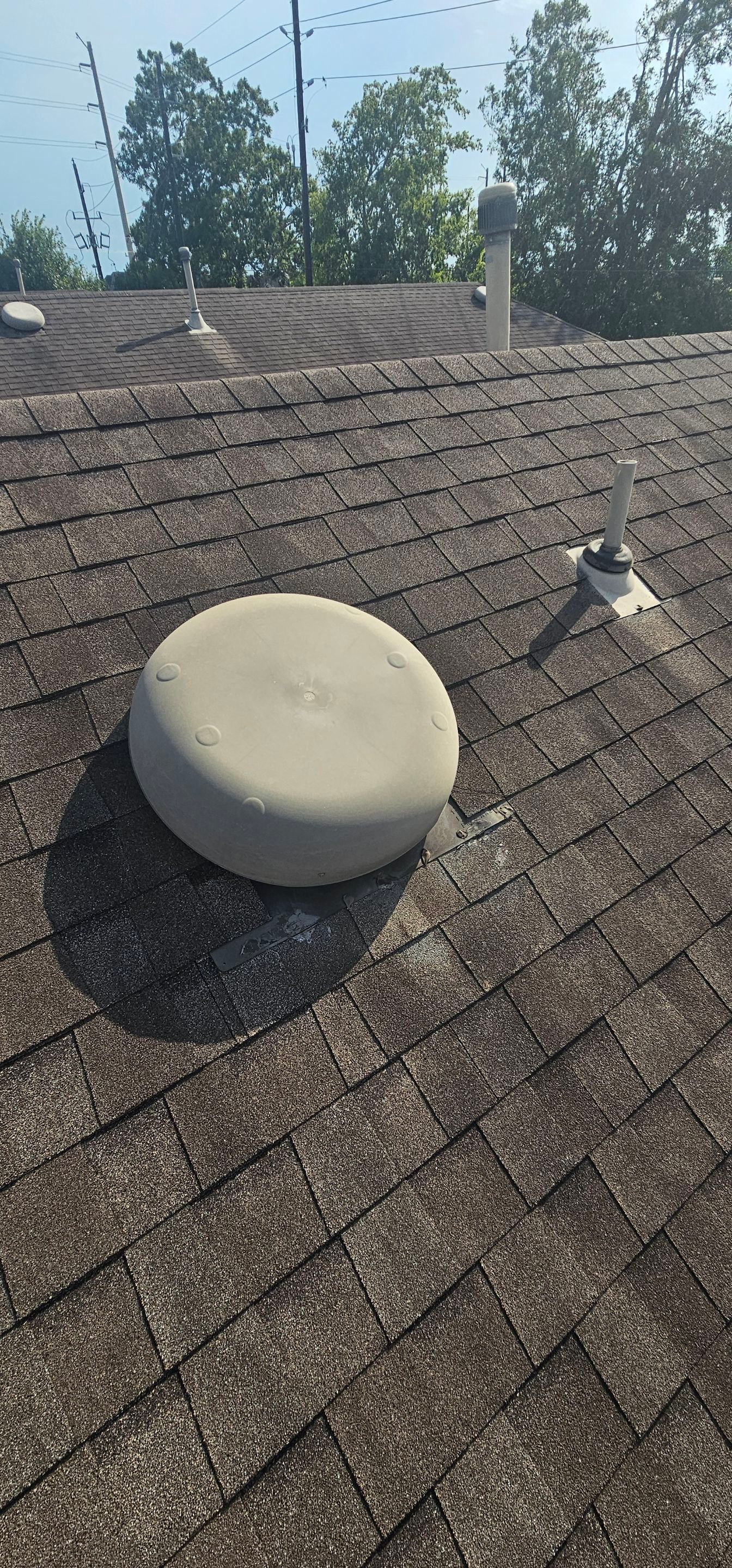 Hail Damage using Owen's Corning Duration (Lifetime) Shingles by Roof Repair Company