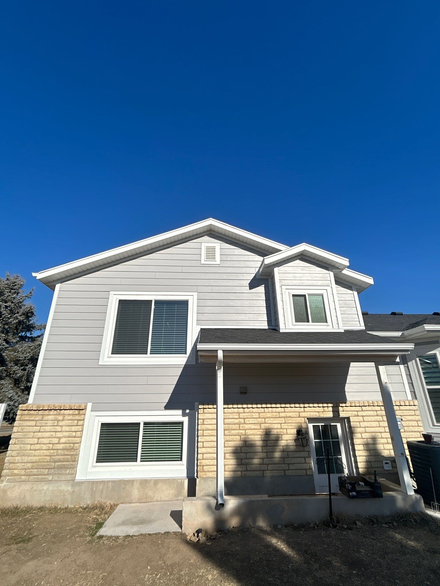 Ogden | Thermal Hardie Upgrade with Mixed Profiles | Pearl Gray by Ideal Siding Utah