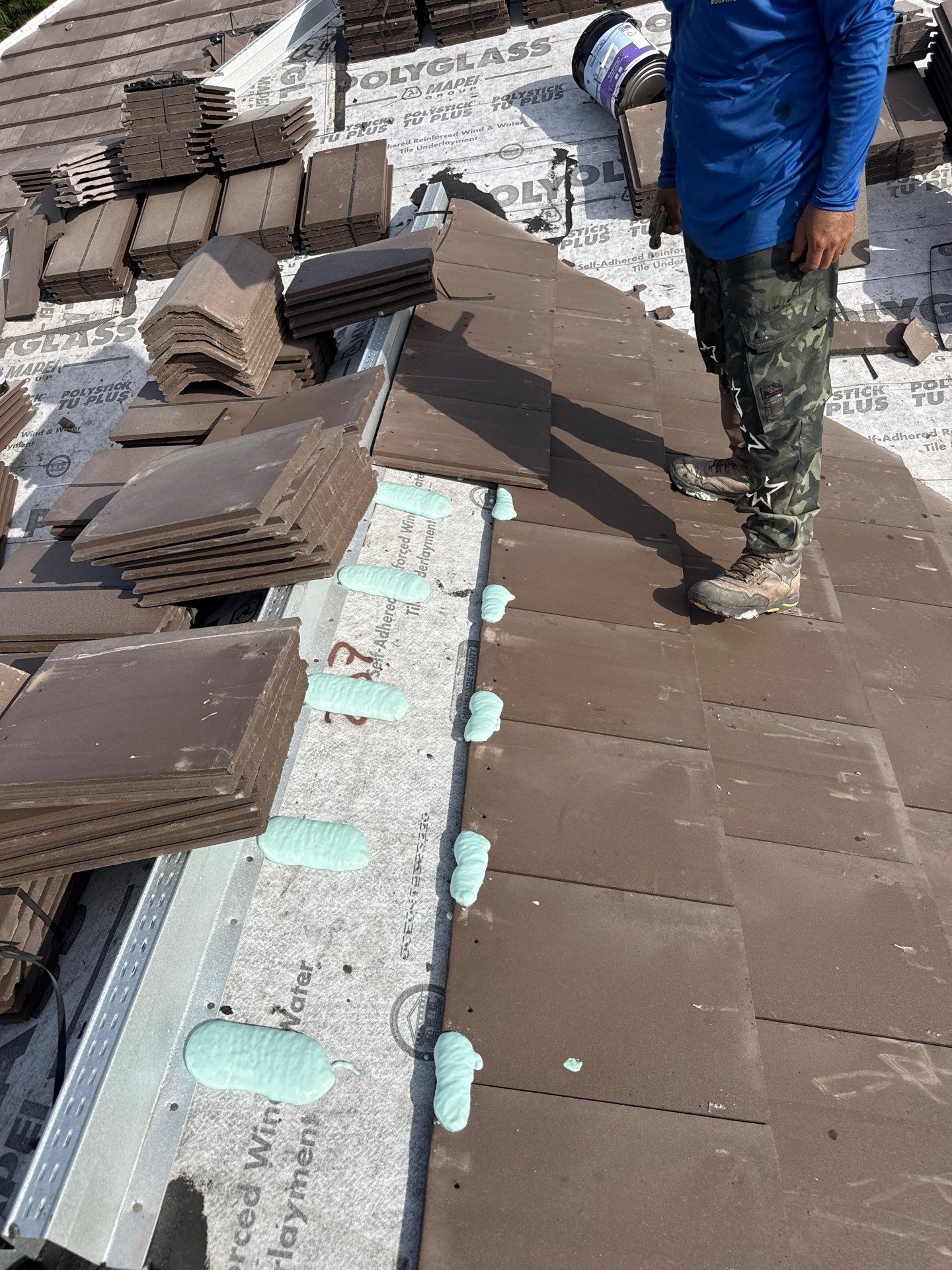Residential Roofing Installation using WestLake Roofing Tile by BLUES BROTHERS ROOFING