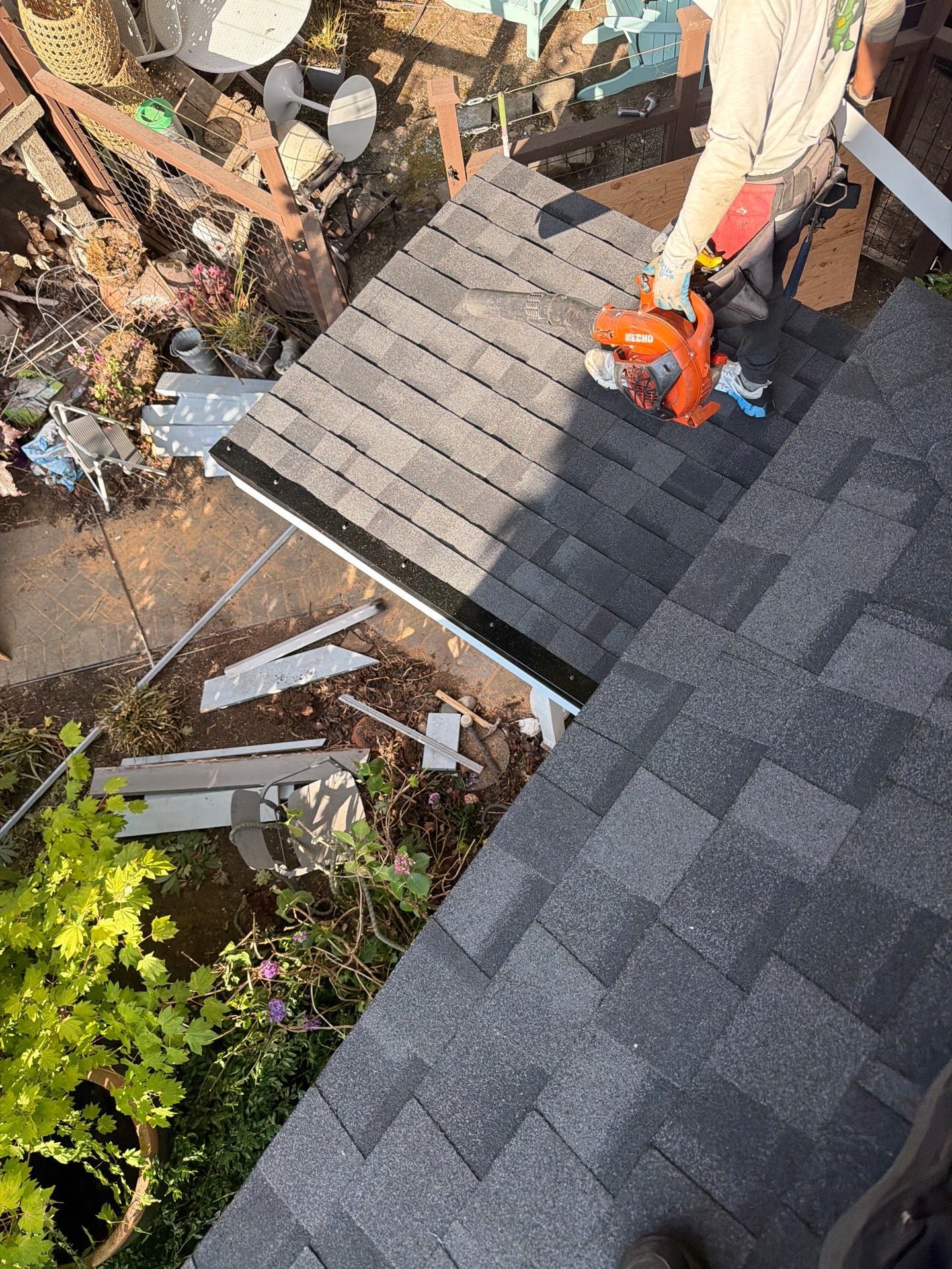 Residential Roofing Installation using GAF HDZ Shingles by Roofing Formula LLC