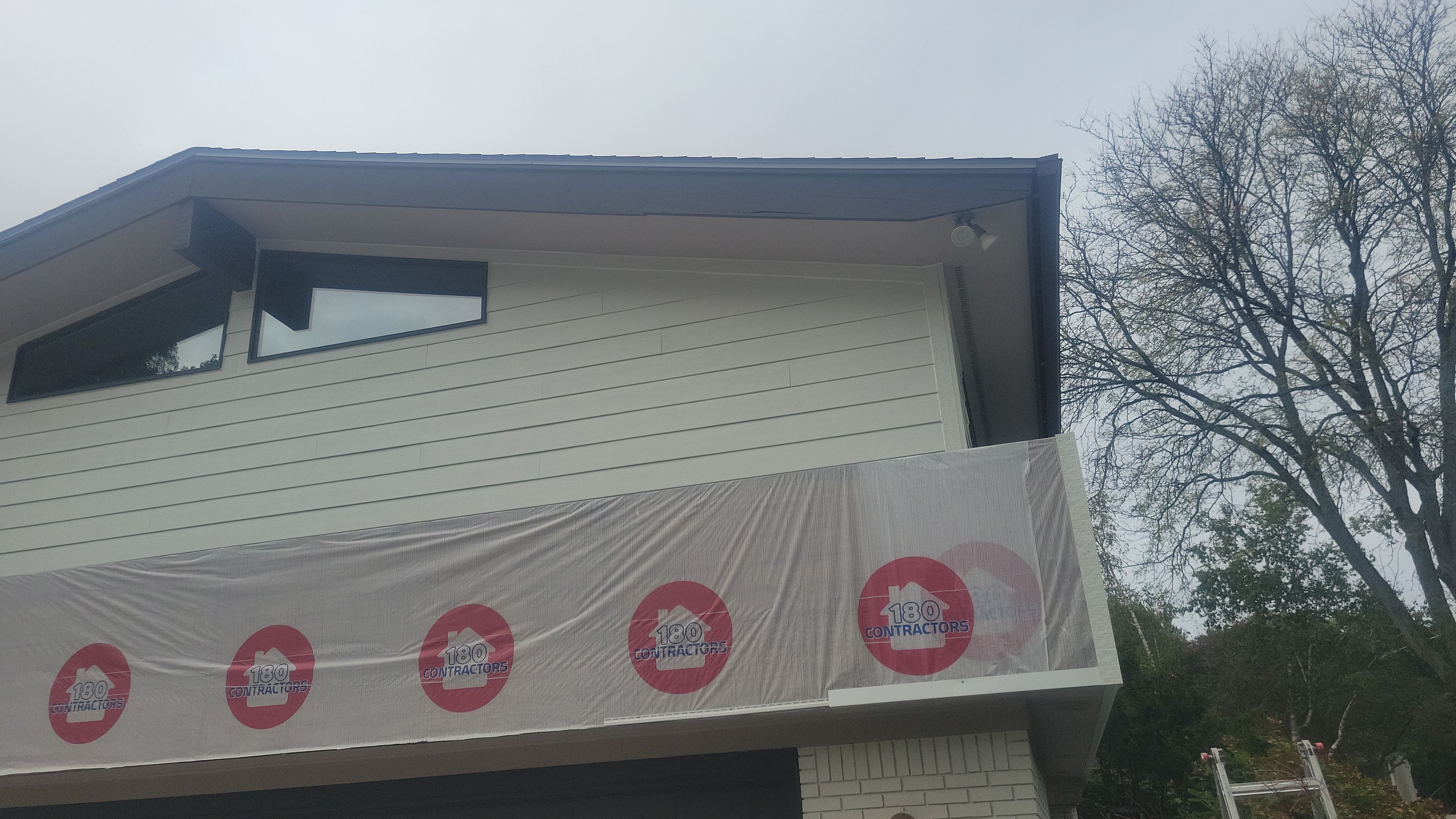 Siding Replacement using James Hardie Siding by 180 Contractors