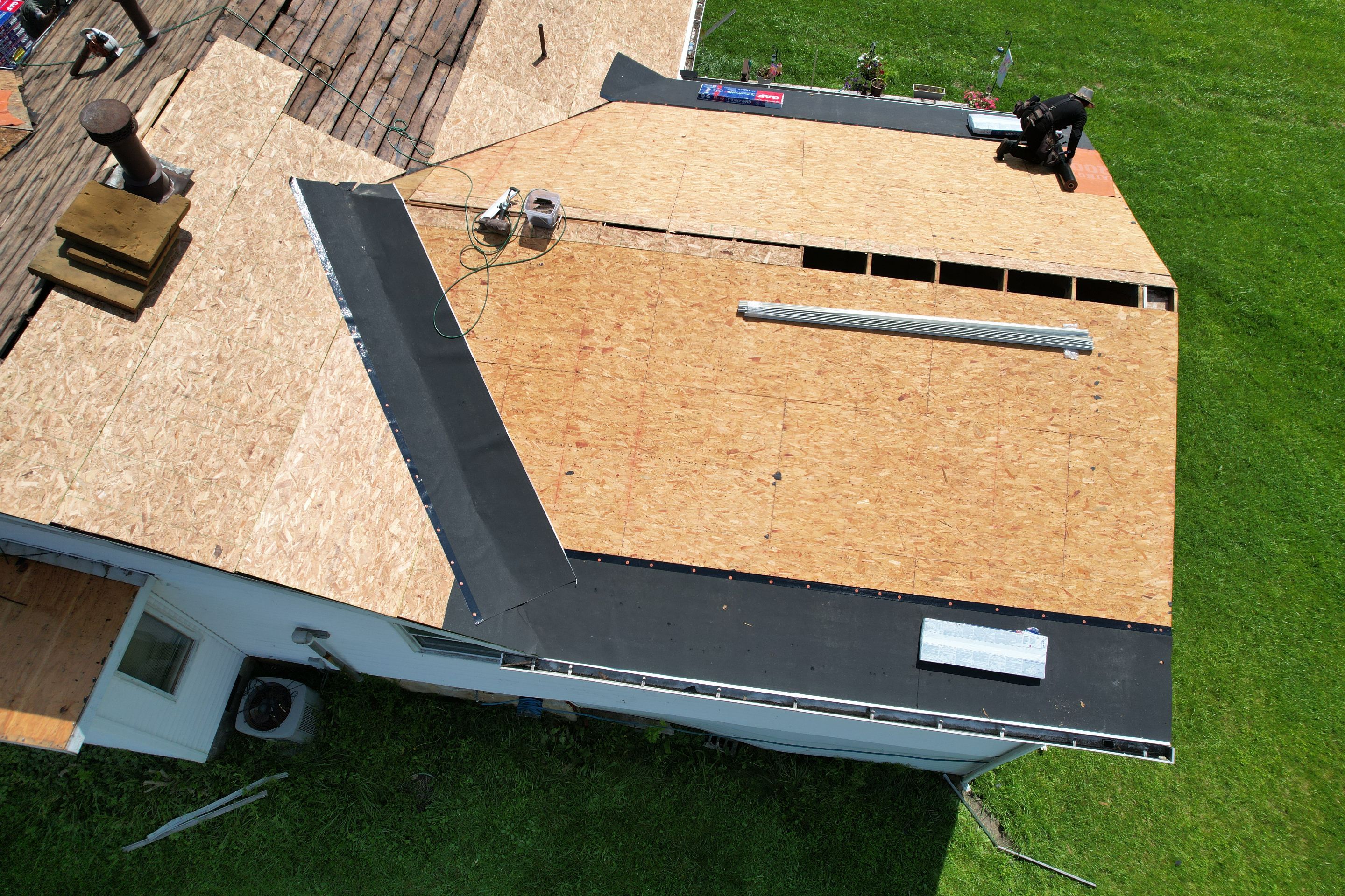 Residential Roofing Installation using GAF Timberline HDZ Barkwood by Rainstoppers Roofing