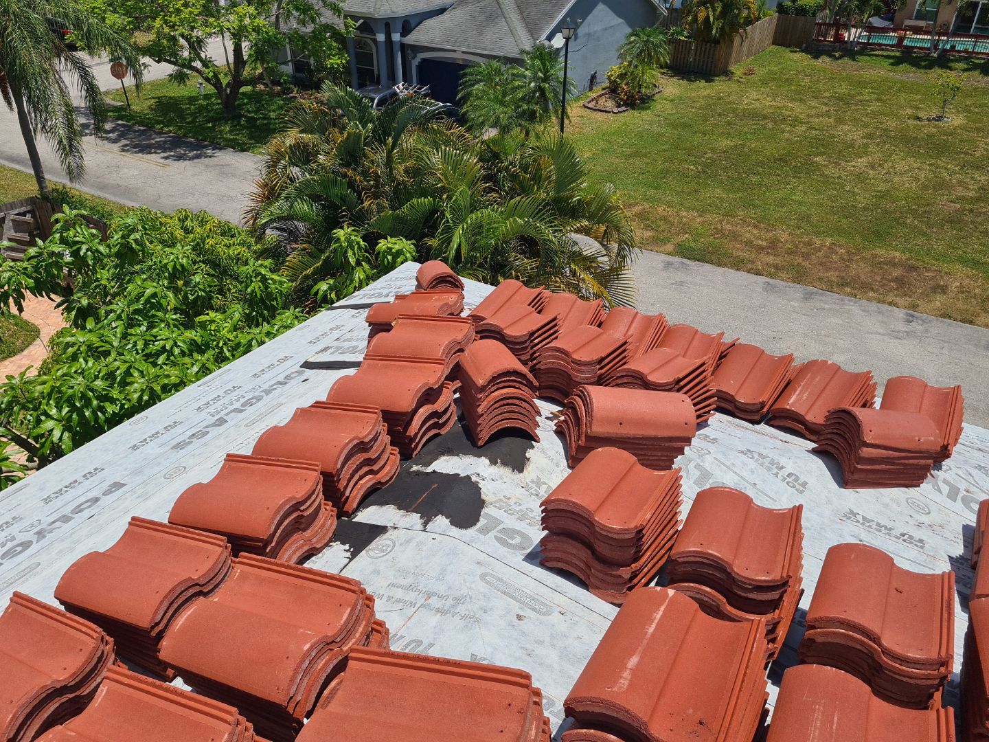 Residential Roofing Installation using Eagle Roofing Tile by BLUES BROTHERS ROOFING