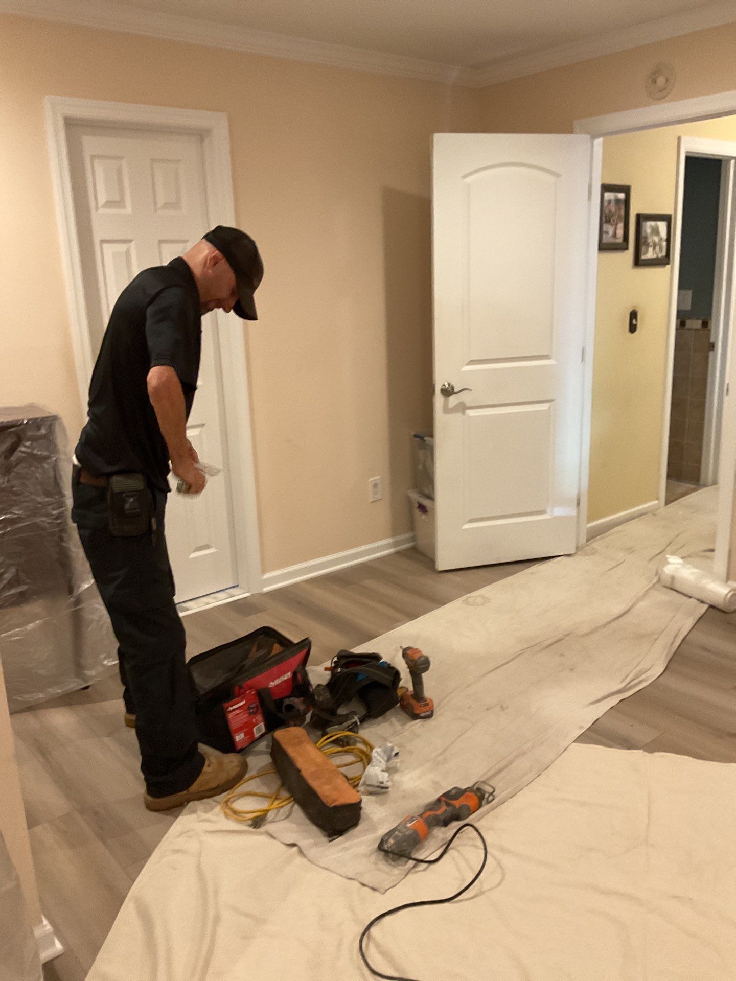 Ceiling Water Damage Mitigation and Structural Drying in Holbrook by Newhouse Restoration