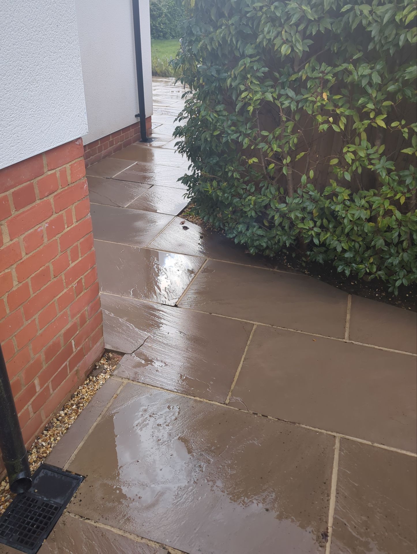 Patio Area Spring Clean using Mosmatic Flat Surface Cleaner by Ges Exterior Cleaning ltd