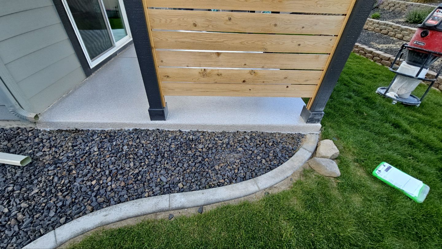 Patio Transformation using Sandstone by Croc Coatings, LLC