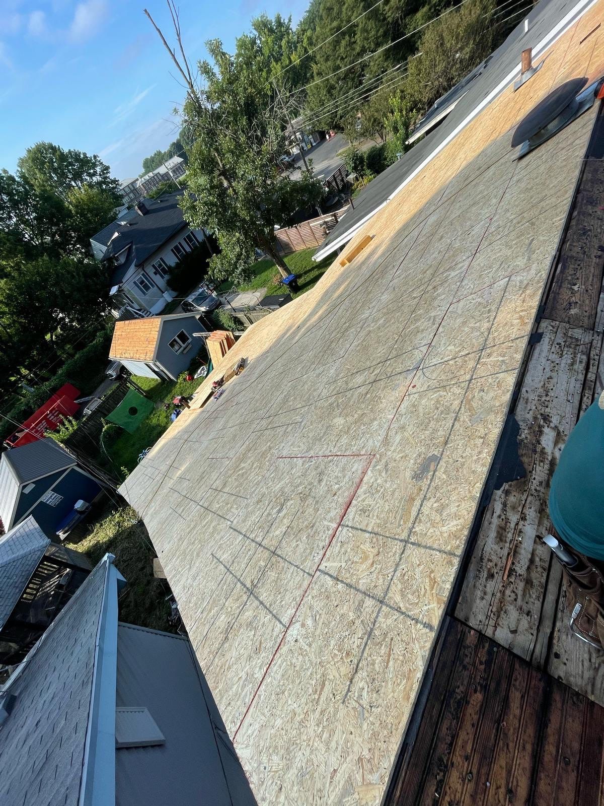 Hail Damaged Roof Replacement  by GreenForce Restoration