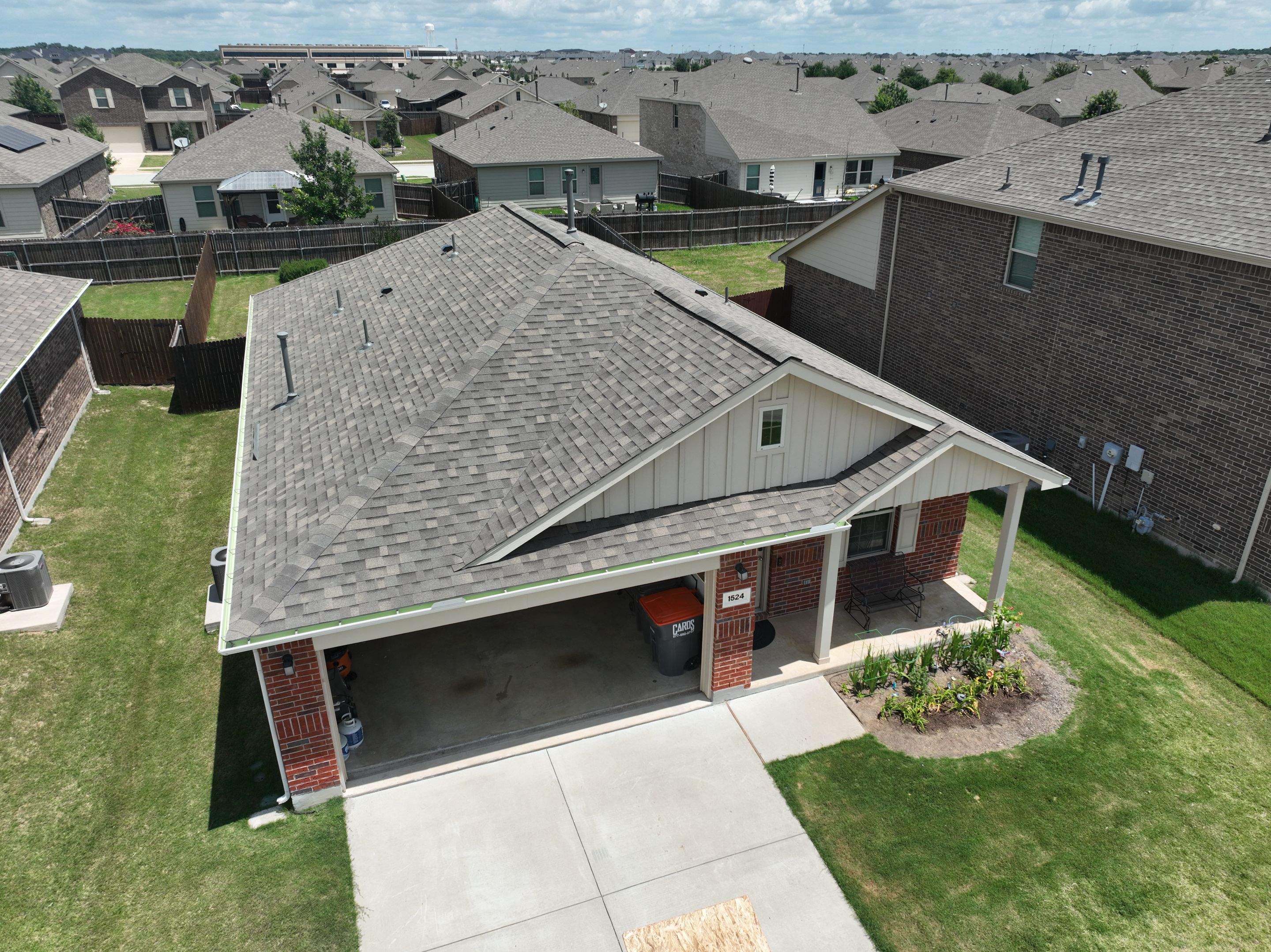 Residential Roofing Installation using Malarkey Vista Weathered Wood Plus by OneSource Roofing and Restoration