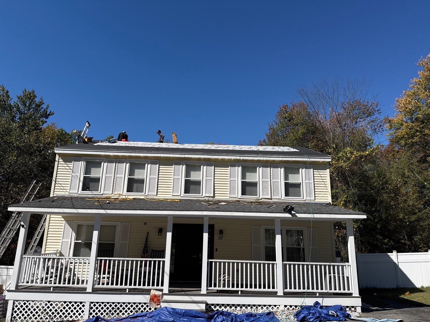 Full Roof Replacement with New Plywood Decking & Gutter Installation by Sensible Home Solutions