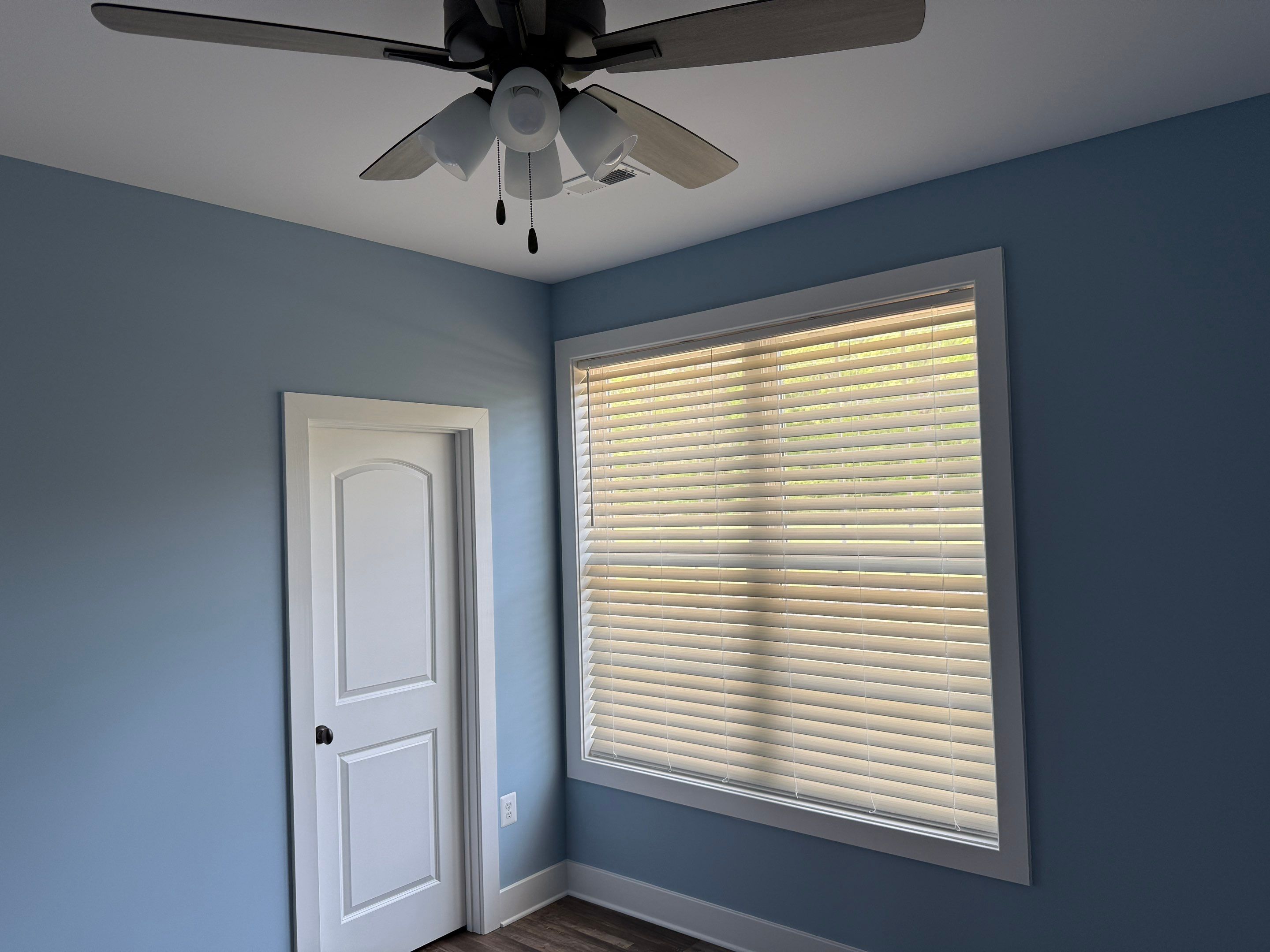 Roller Shade and Faux Wood Blind Installation - Chaptico by Southern Maryland Custom Blinds