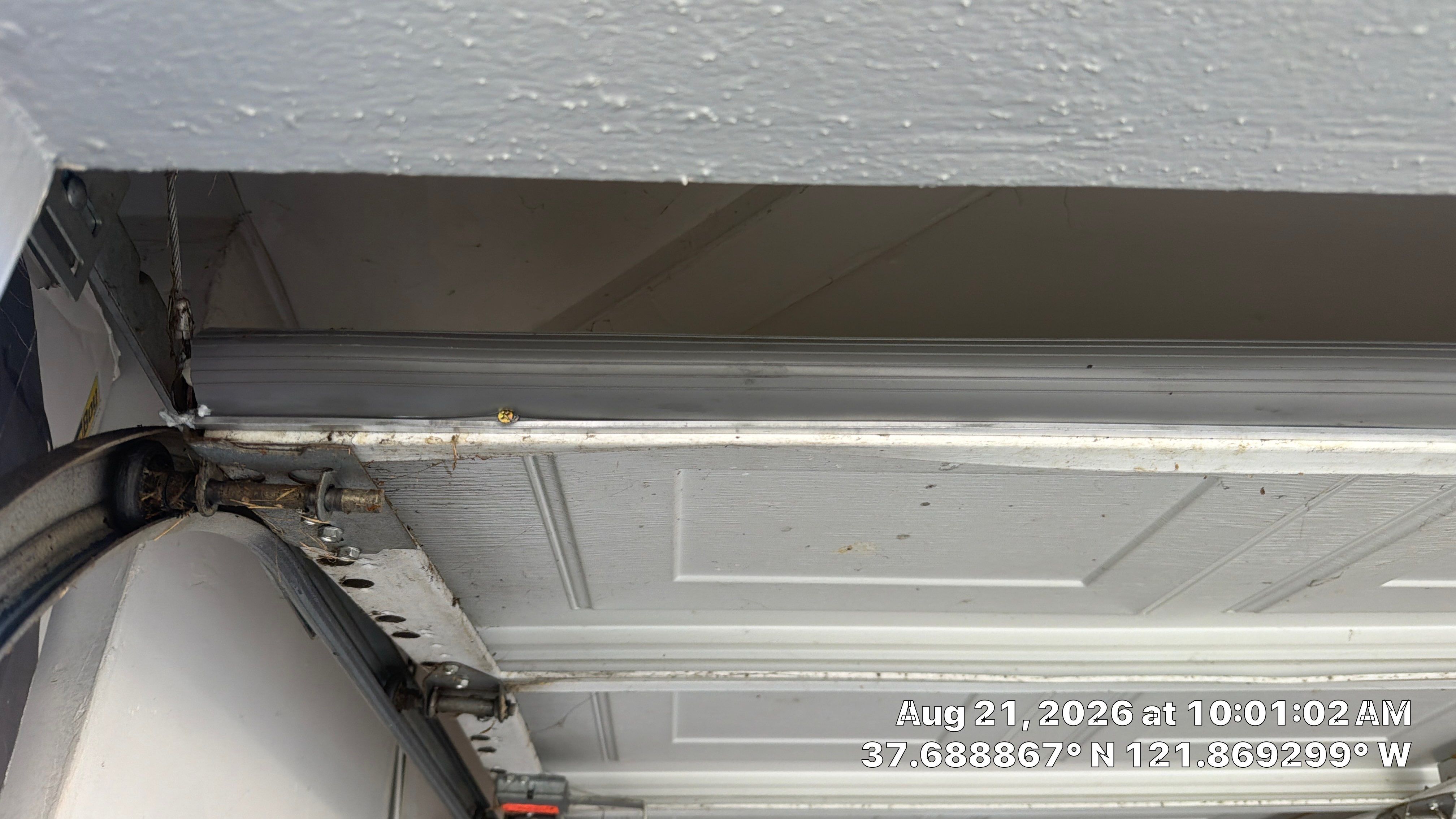 Garage Door Weather Seal and Retainer Installation in Pleasanton by Valiant Garage Door