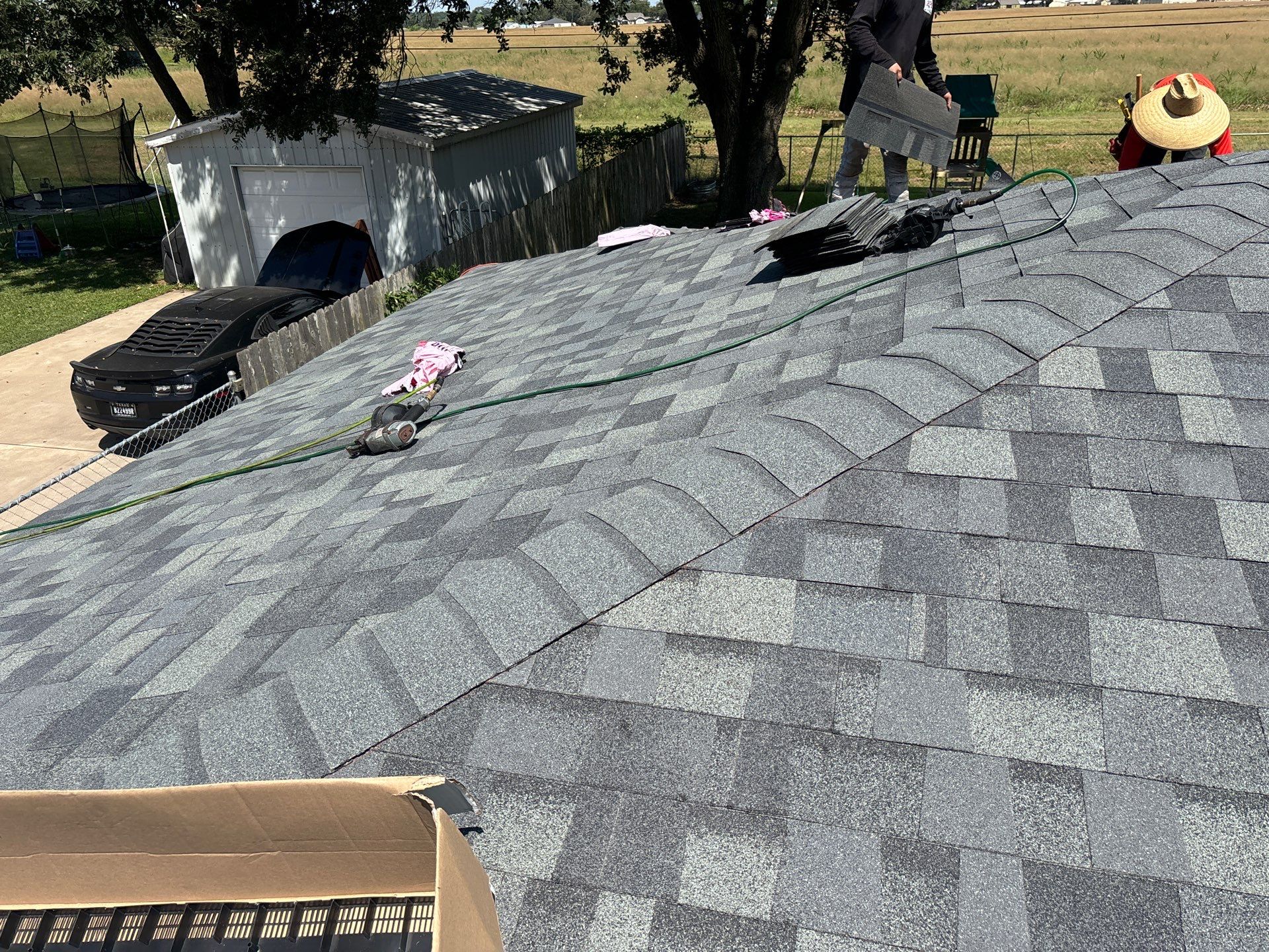 Residential Roofing Installation using Owen's Corning Duration (Lifetime) Shingles by Roof Repair Company