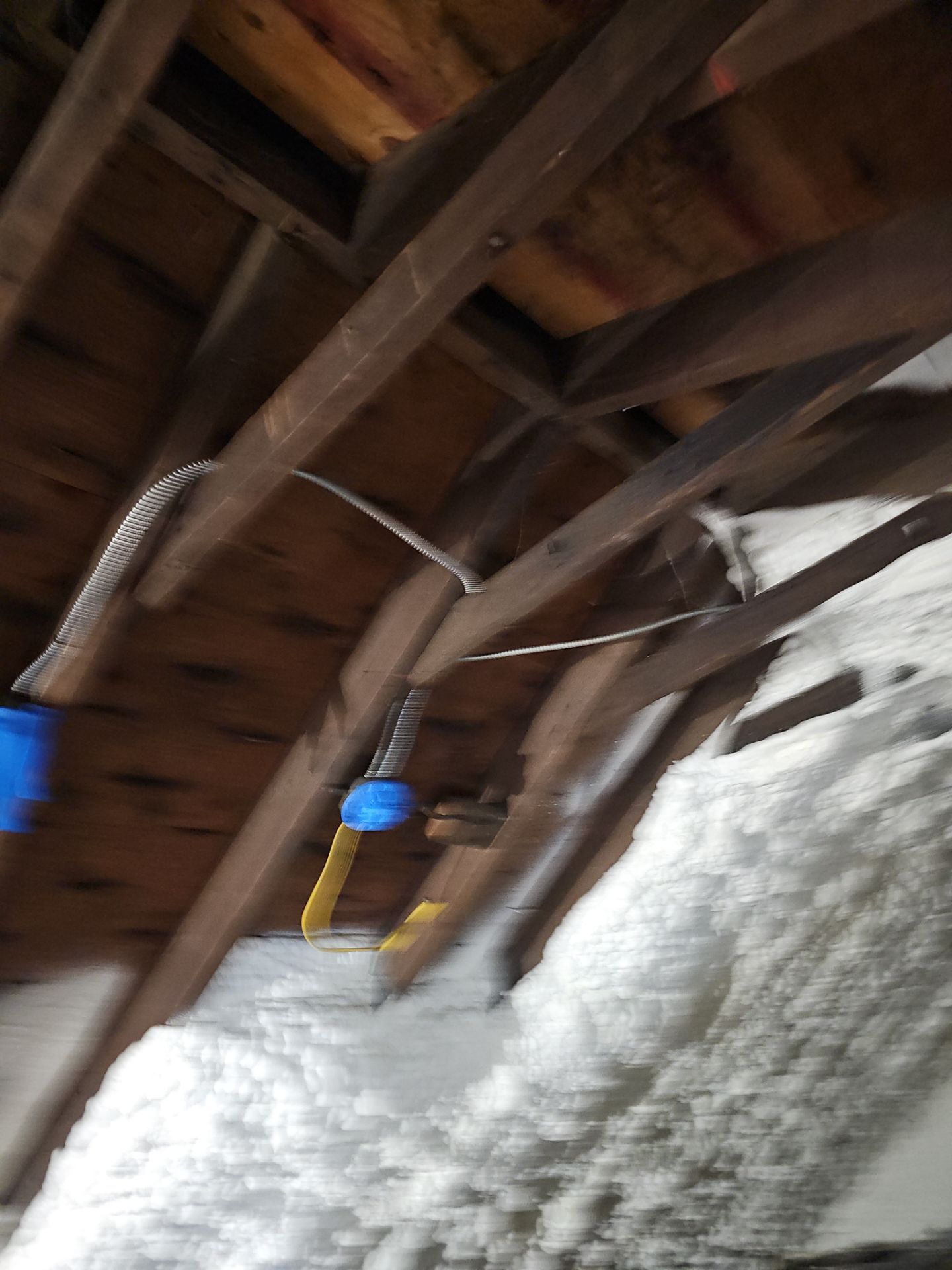Attic Insulation using open cell spray foam by NYS Foam & Energy