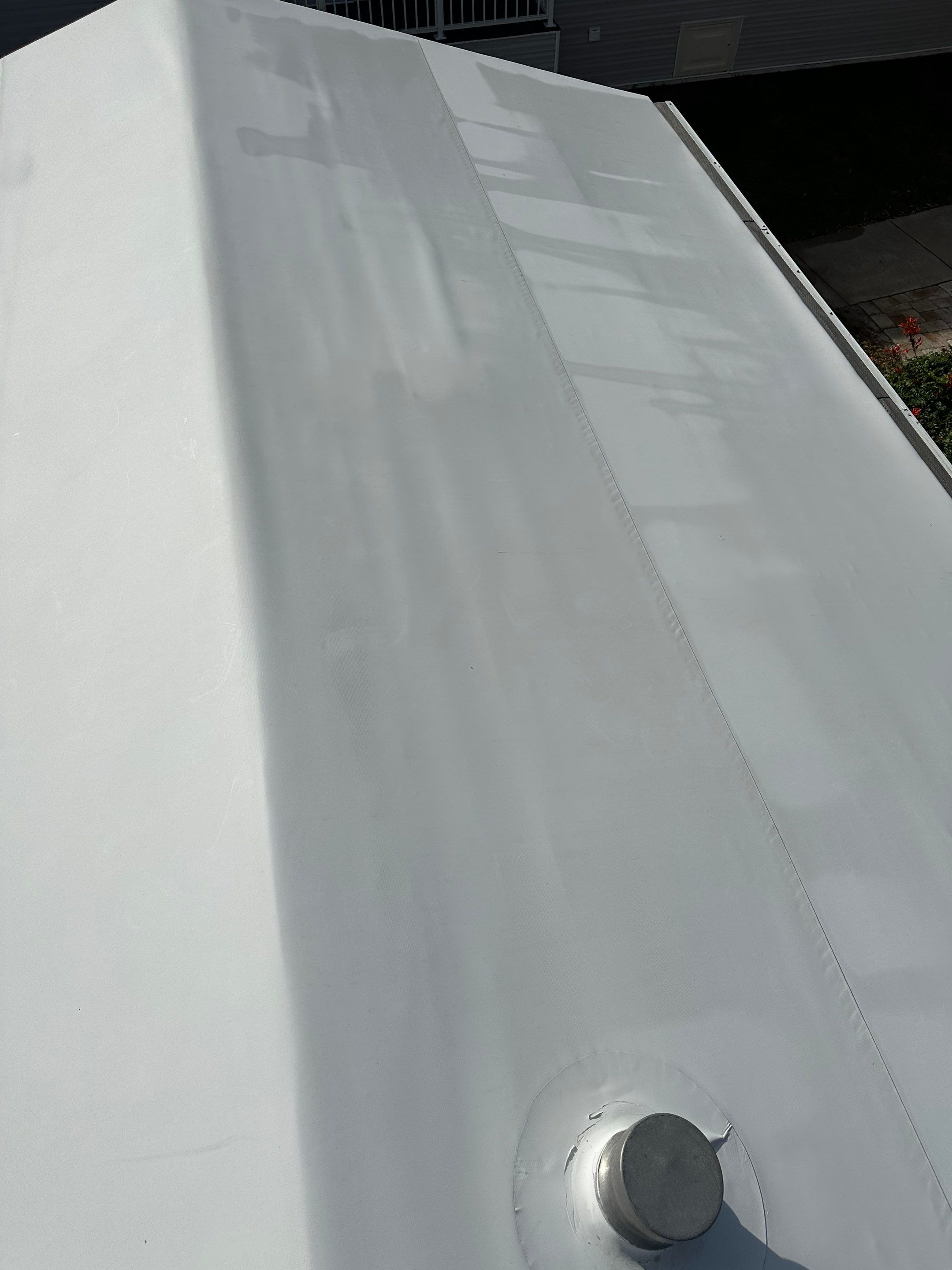 TPO Membrane Roof Cleaning and Gutter Cleaning by Sunshine AquaWash