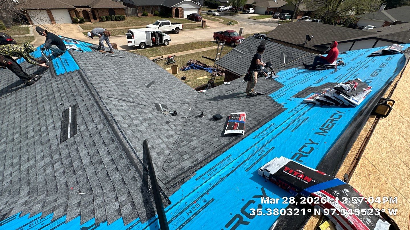 Project in Oklahoma City by Icon Roofing And Construction