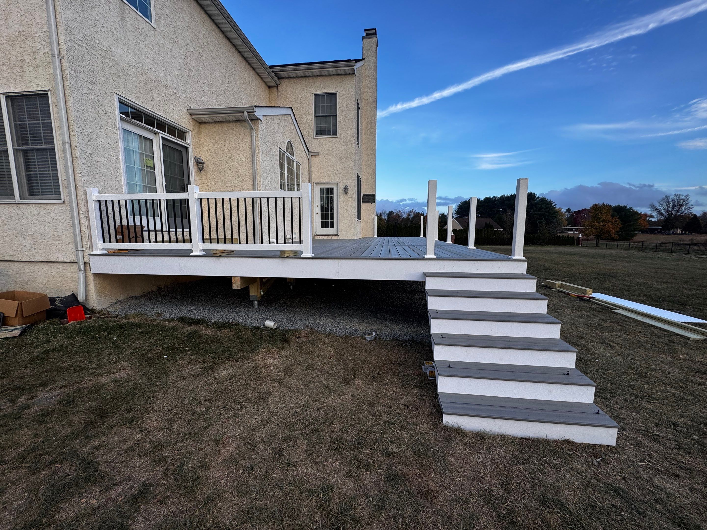 New Deck using Deckorators Venture - Color Saltwater by deck guardian