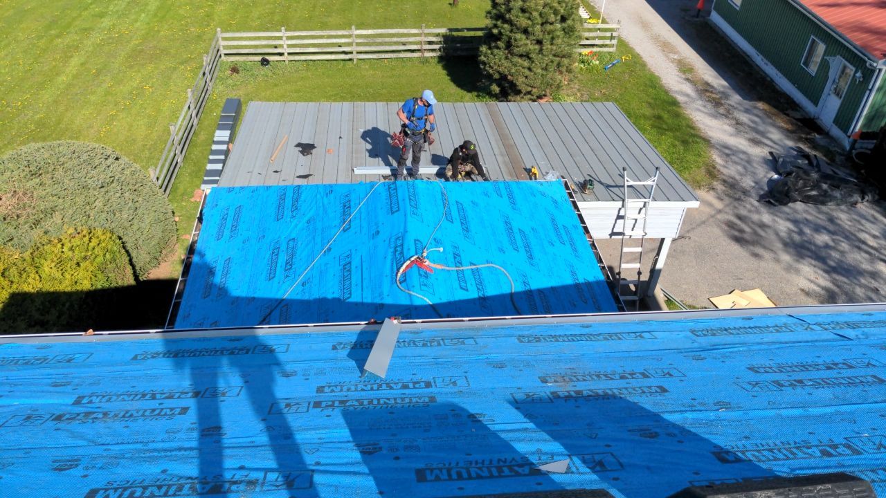 Standing Seam Metal Roofing using 16" Standing Seam Panels by Jay Carter Roofing & Sheet Metal