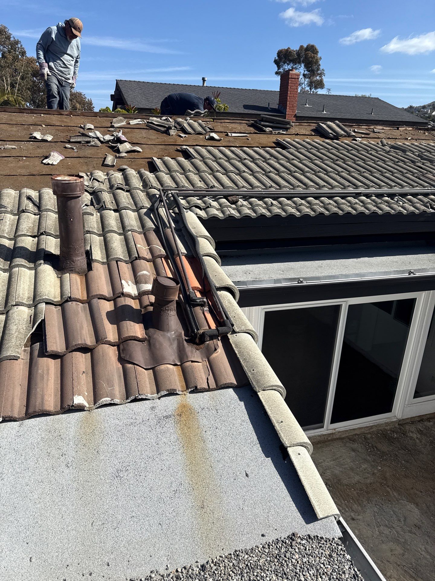 Installation of New Piping on Roof, Toilet, and Shower by Us Plumbing