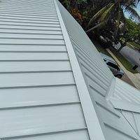 24ga 1.5" Mechanical Seam Solar White