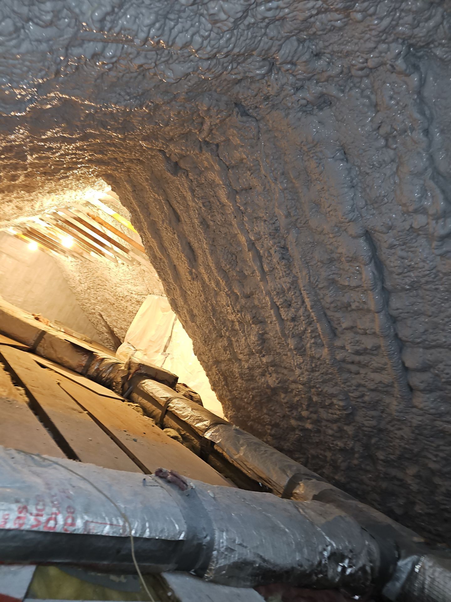 Attic Retrofit using open cell spray foam by NYS Foam & Energy