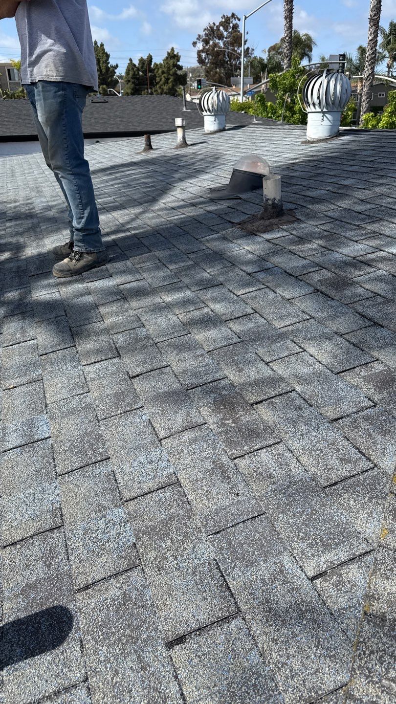 Full Asphalt Shingle Roof Replacement with Decking Repairs in San Diego by Reliable Roofing San Diego Inc.
