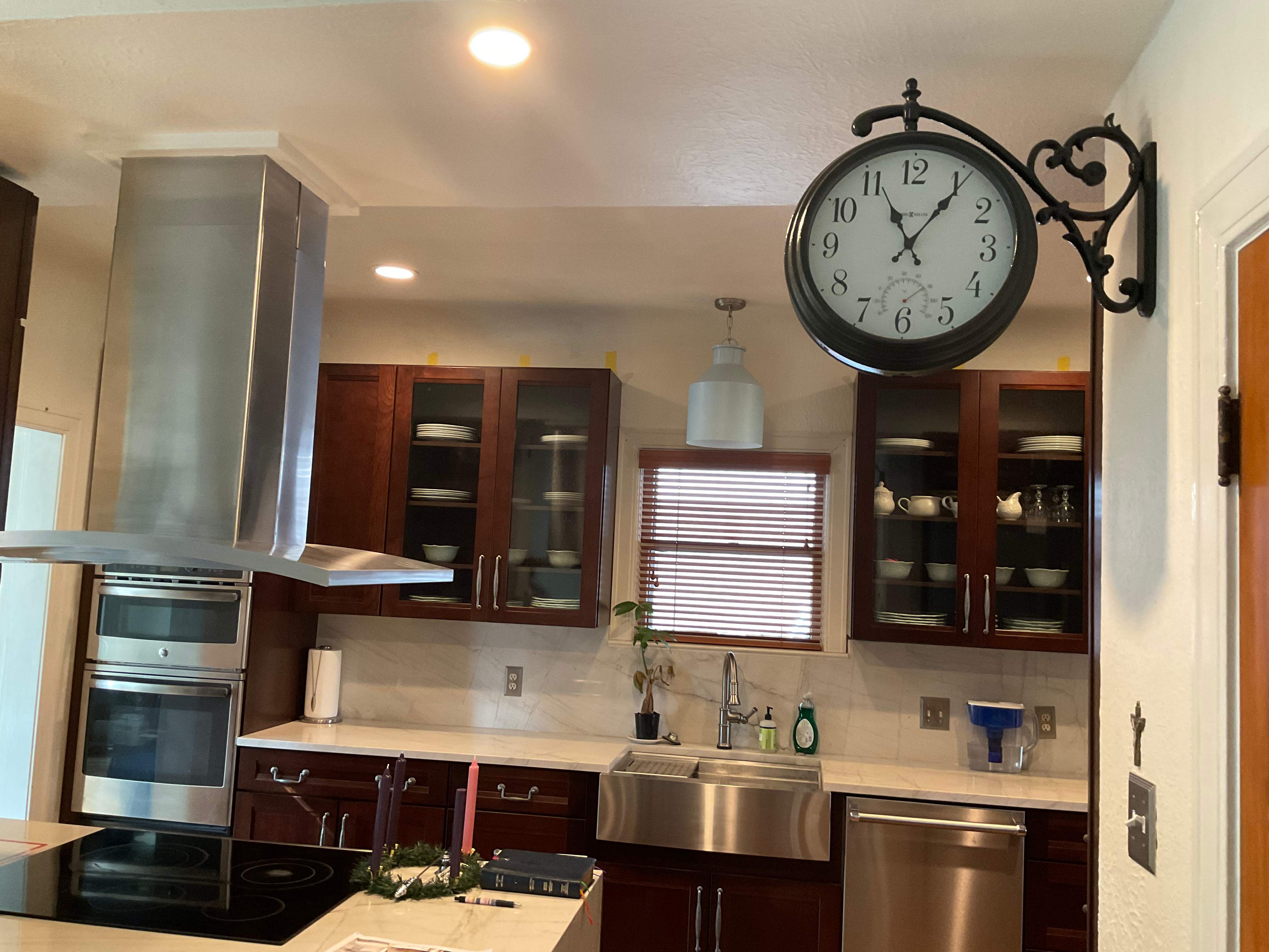 San Antonio Kitchen and Bathroom Remodel Featuring Marble-Patterned Tiles by Mena stone surfaces