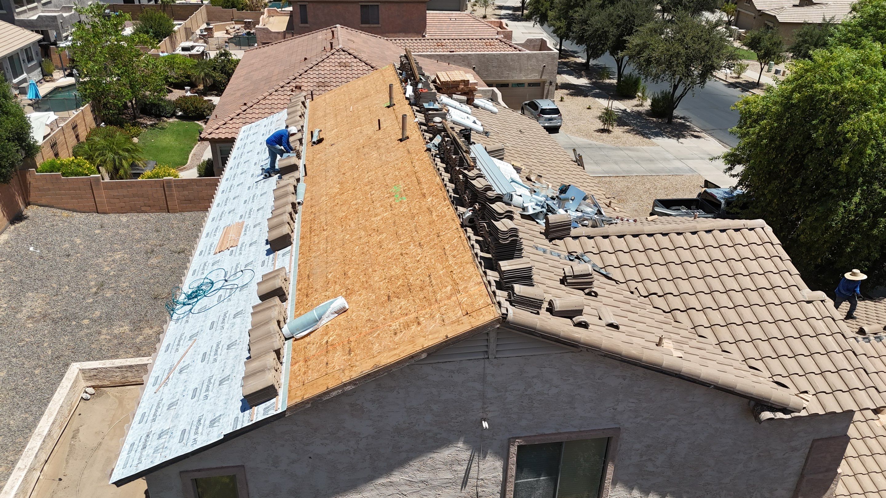 Project in Queen Creek, AZ by Saint Roofing