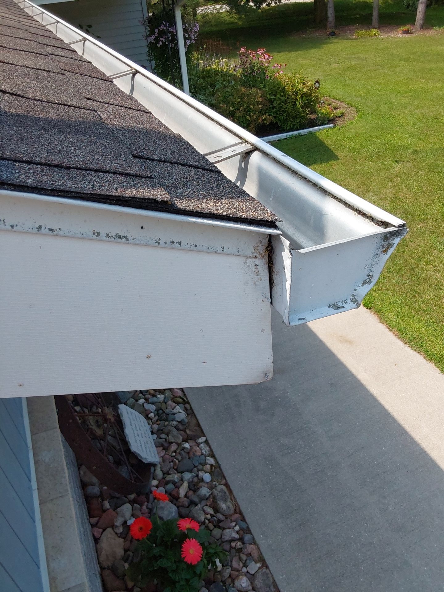 Residential Roofing Installation using GAF HDZ shingles and Gutter Replacement by Gellings Roofing and Siding LLC