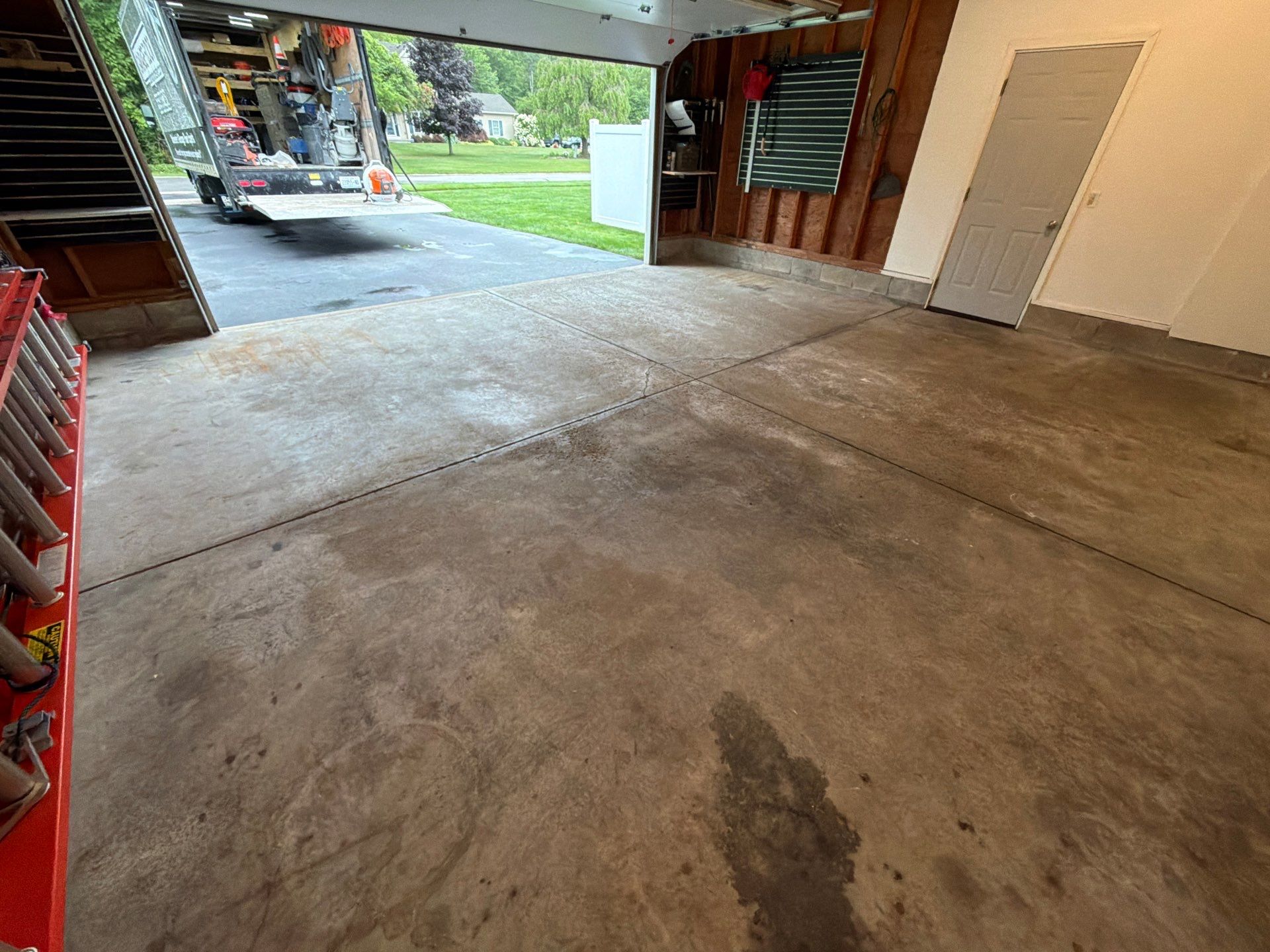 Vintage Silverado Garage Coating by NG Masonry & Construction LLC