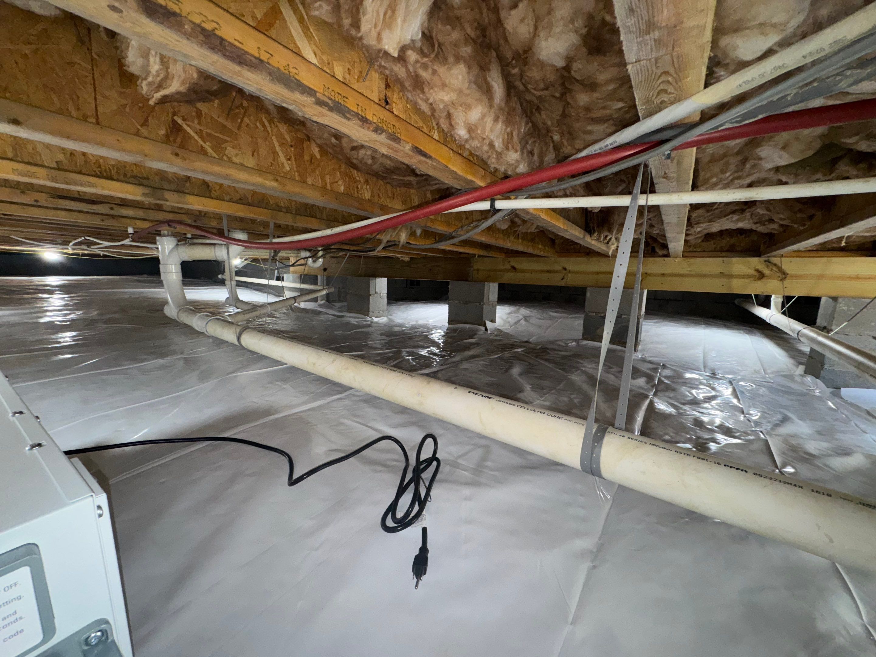 Project in Franklin by Patriot Crawl Space Repairs