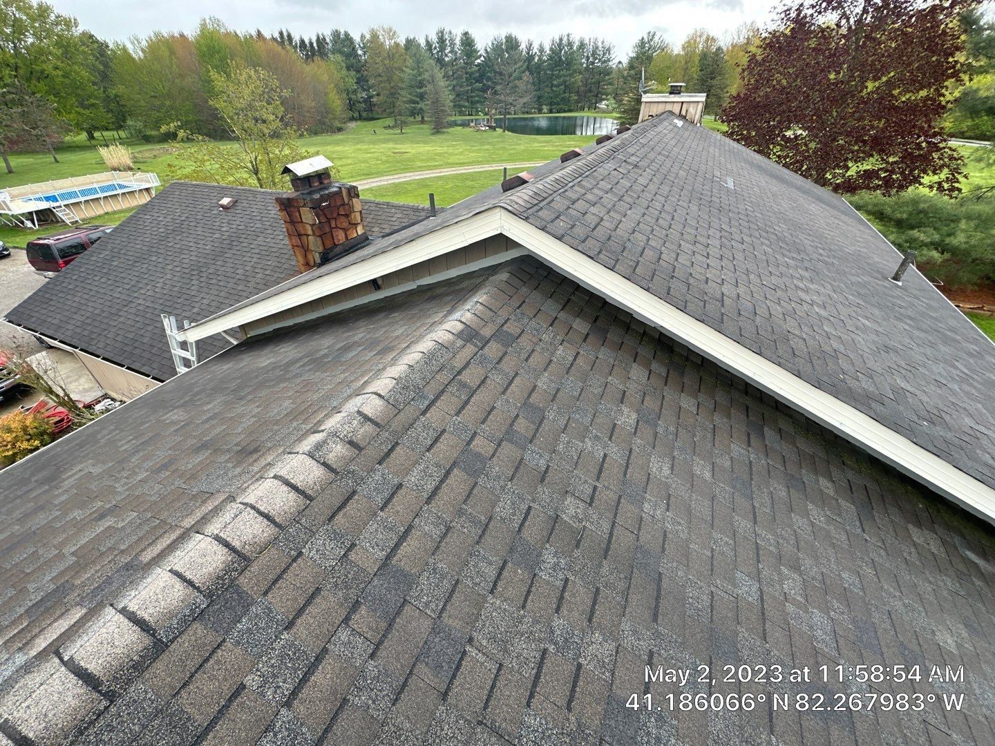 Residential Roof Replacement using Owens Corning Duration, Black Sable by Absolute Roofing and Construction