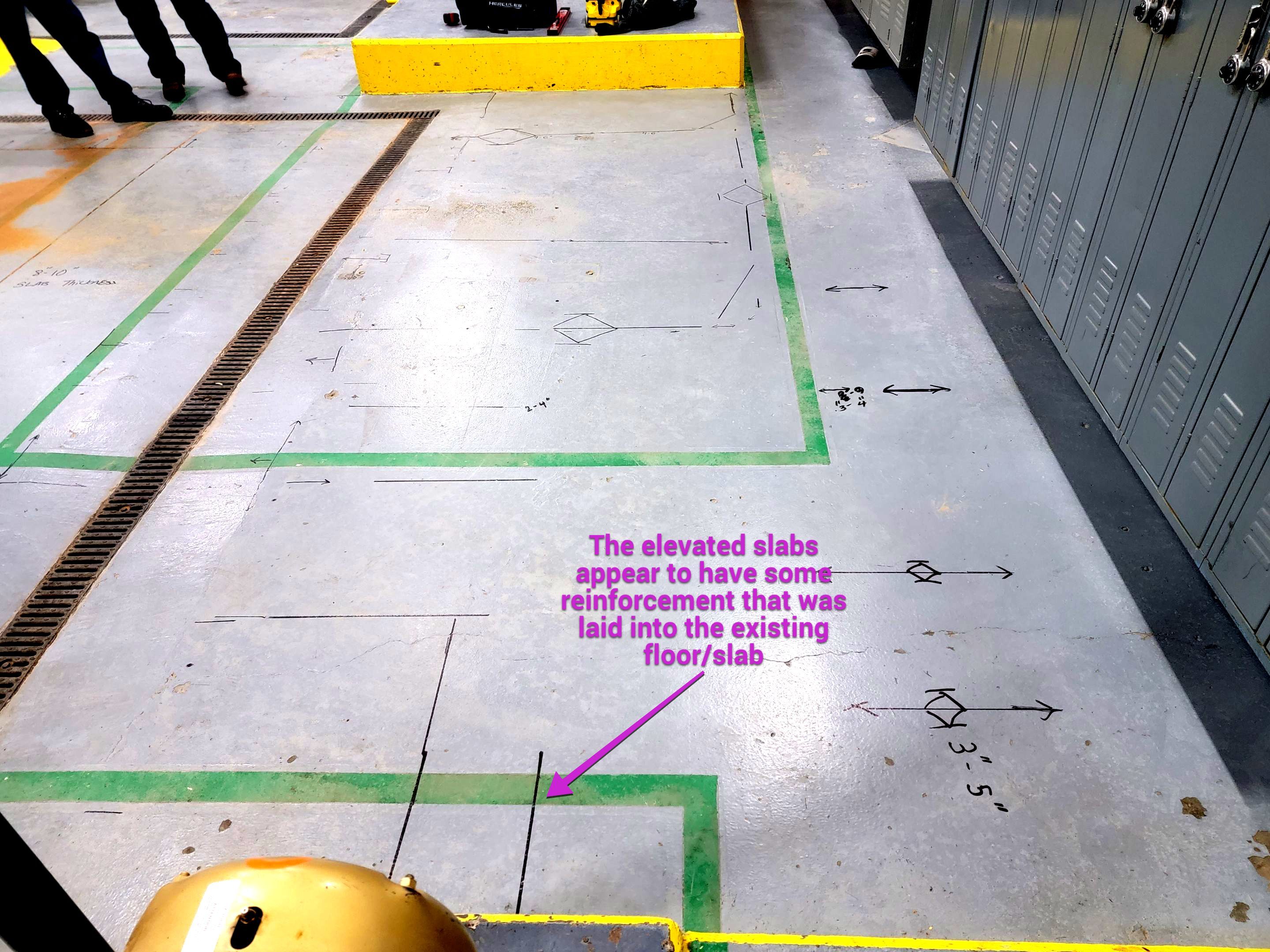 Concrete Scan for industrial type plant by Alsip Locating Service, LLC