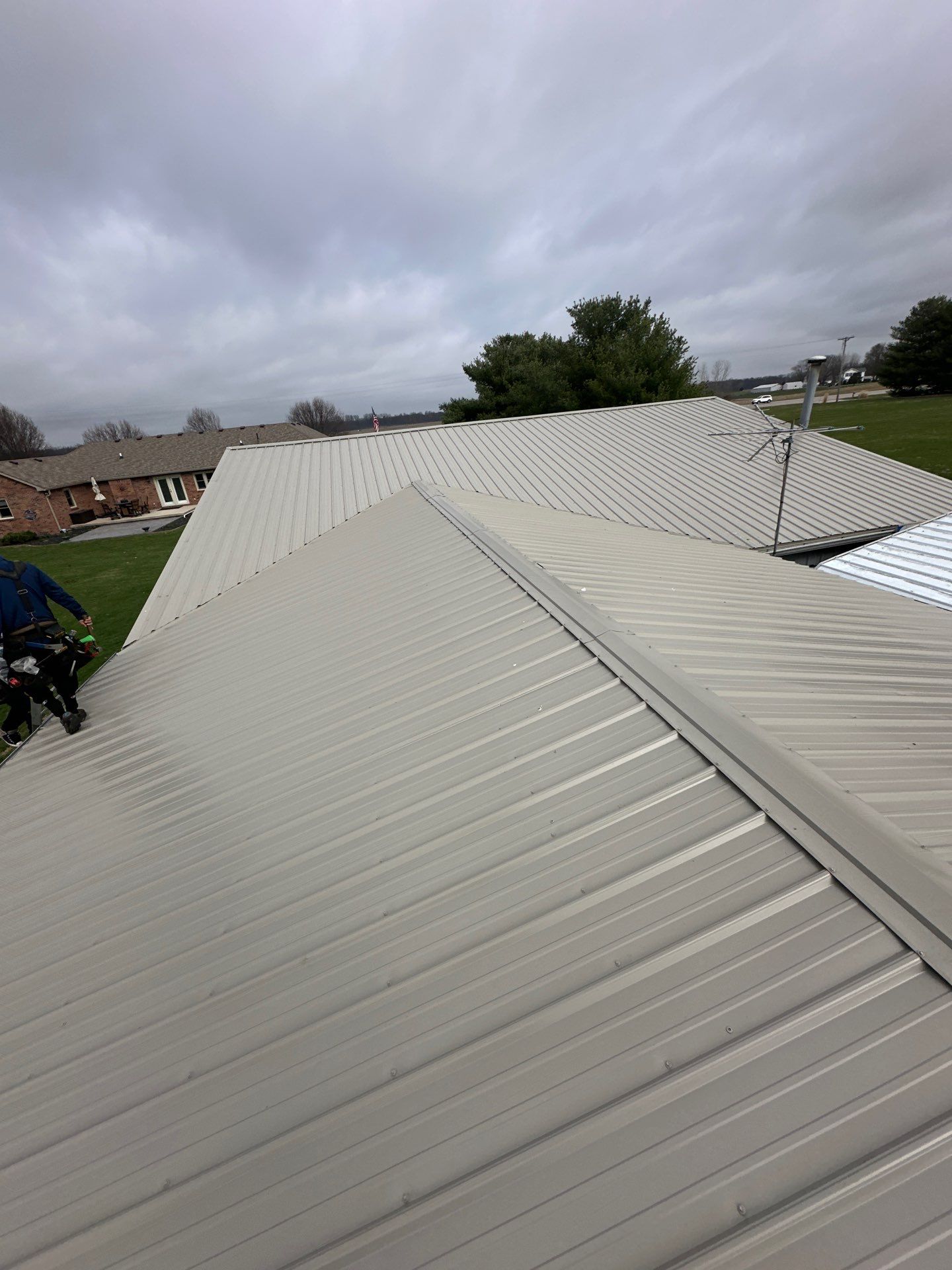 Classic Rib Metal Roofing - Clay