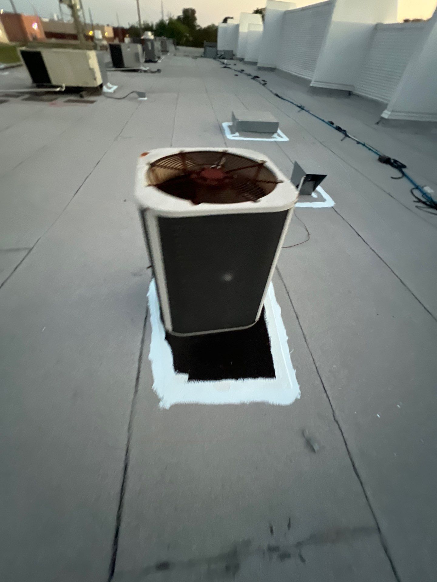 Commercial Roofing Repair using Customer requested products by Roof Repair Company