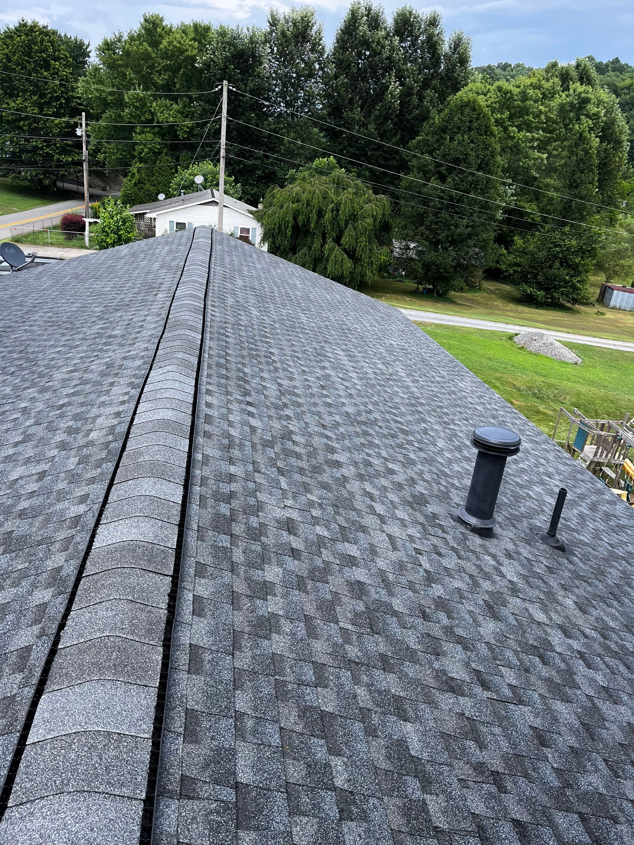 Residential Roofing Installation using GAF Timberline HDZ Pewter Gray by Rainstoppers Roofing