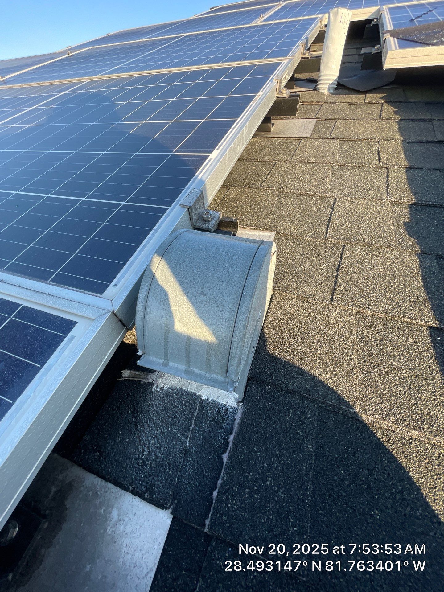 Dryer Vent Cleaning with Solar Panels in Clermont by Hygienic Air, Inc
