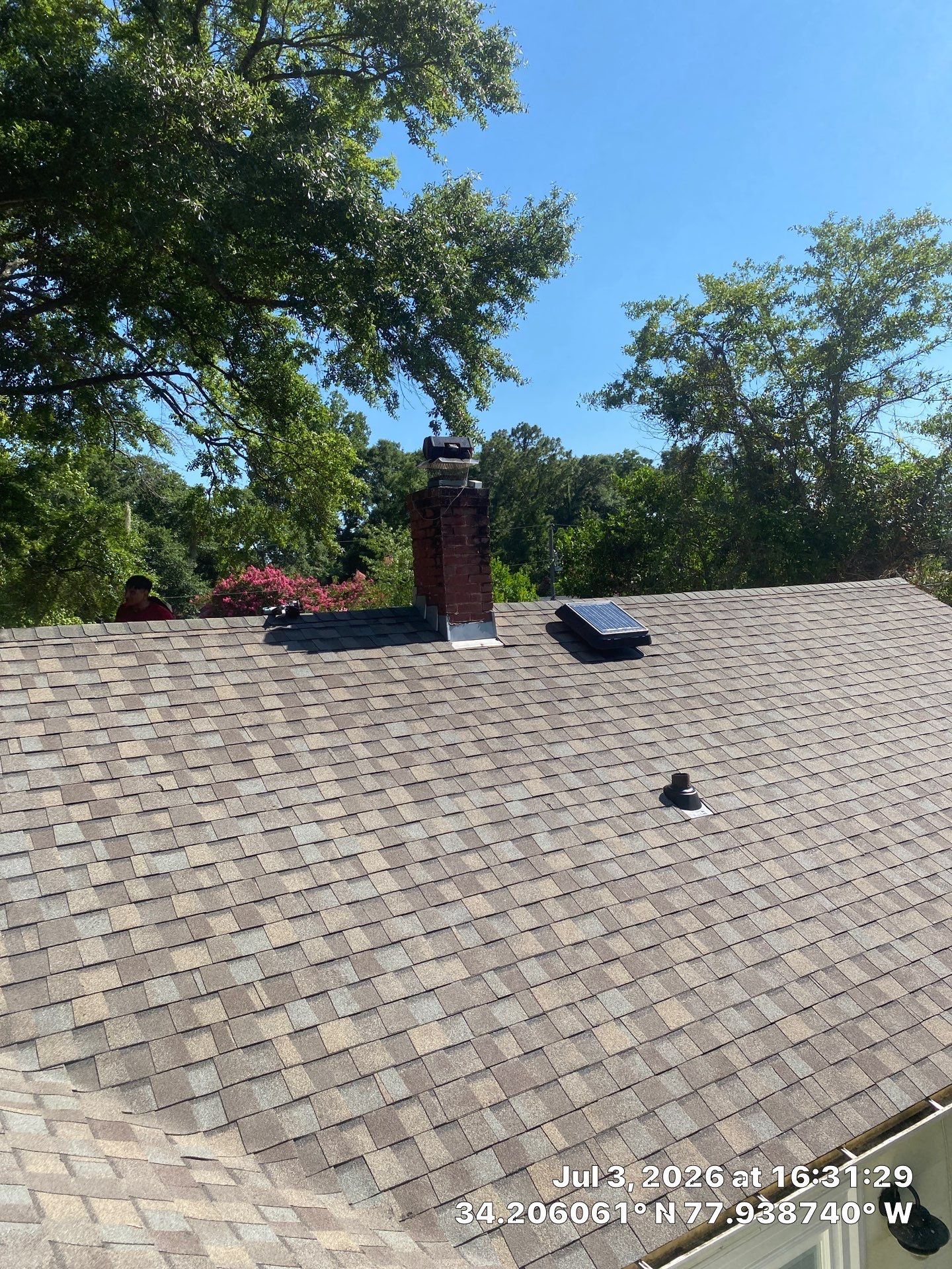 Roof Replacement Using CertainTeed Landmark Pro Shingles in Wilmington NC by RGR Construction and Roofing, LLC