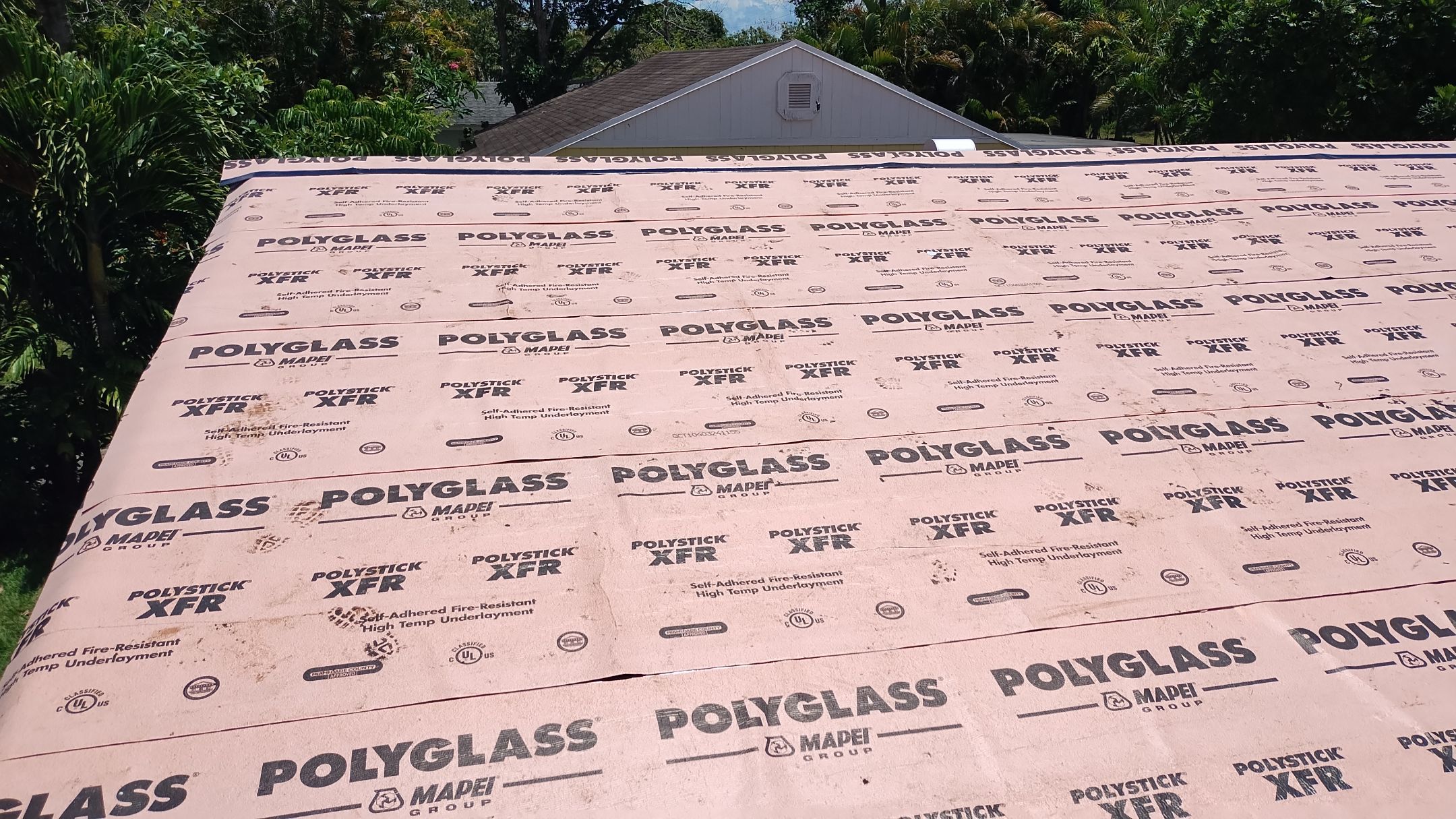 Residential Roofing Installation using 1" Nail strip metal roof by BLUES BROTHERS ROOFING