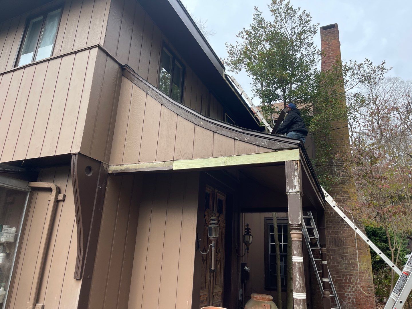 Residential Roofing Installation using Owens Corning TruDefinition Desert Tan by A Plus Exterior