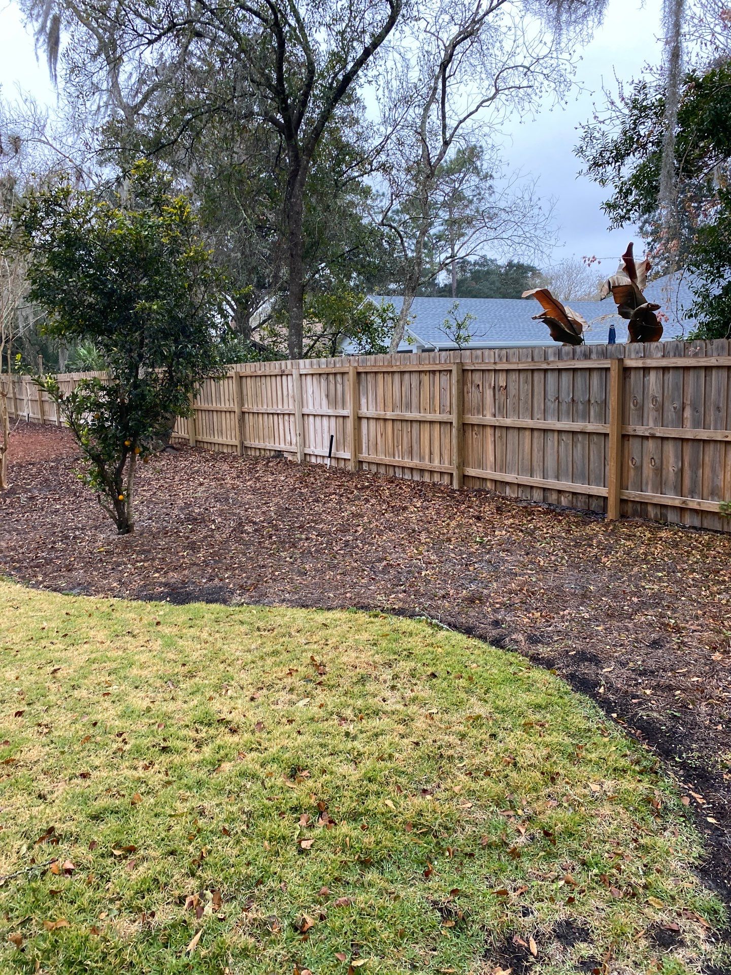 Deerwood Resident | Pine Straw Install by ProGreen Services