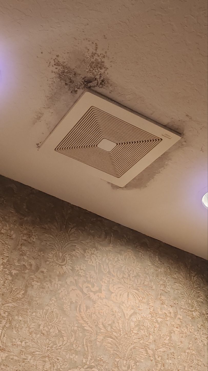 Performing testing for visible mold growth inside a condo on the water. by Building performance Solutions LLC