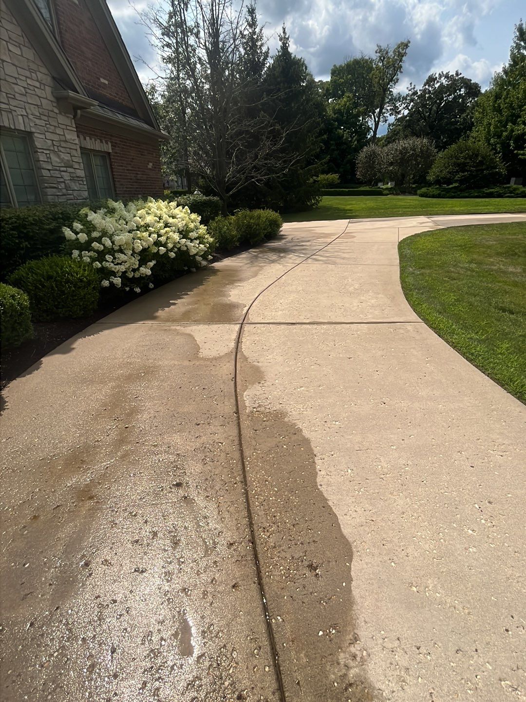 Brick paver clean, sand and seal.  using Surebond SB-1300 by Northern Power Washing LLC.
