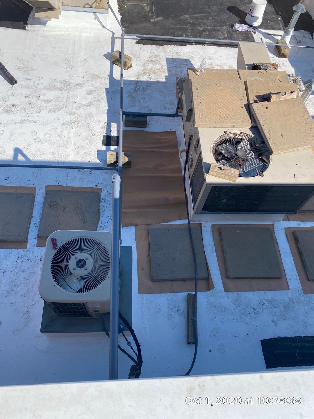 Commercial Roofing Installation using American Standard Coating - S  by A to Z Roofing
