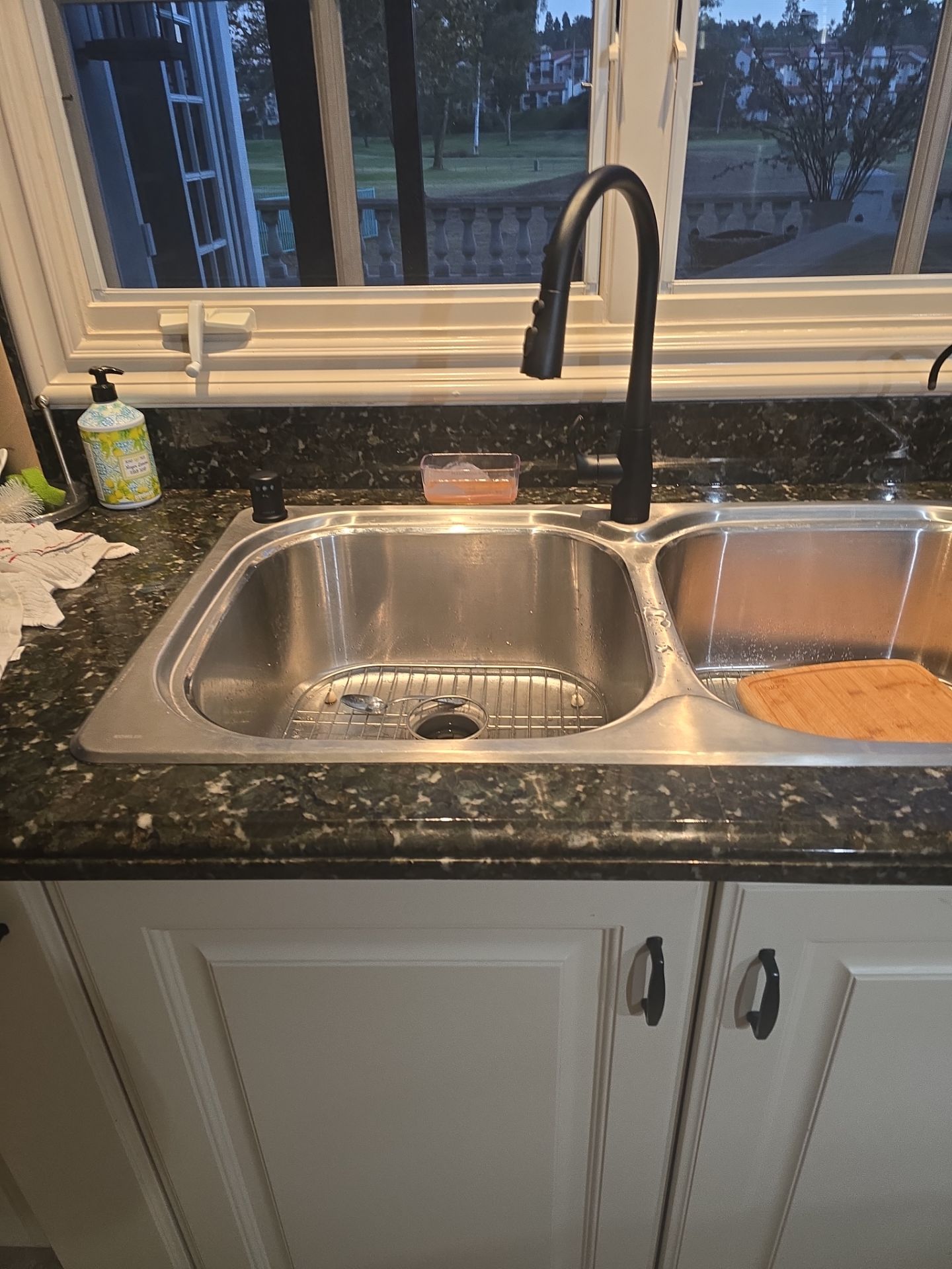 Kitchen faucet and drain assembly  by Us Plumbing 