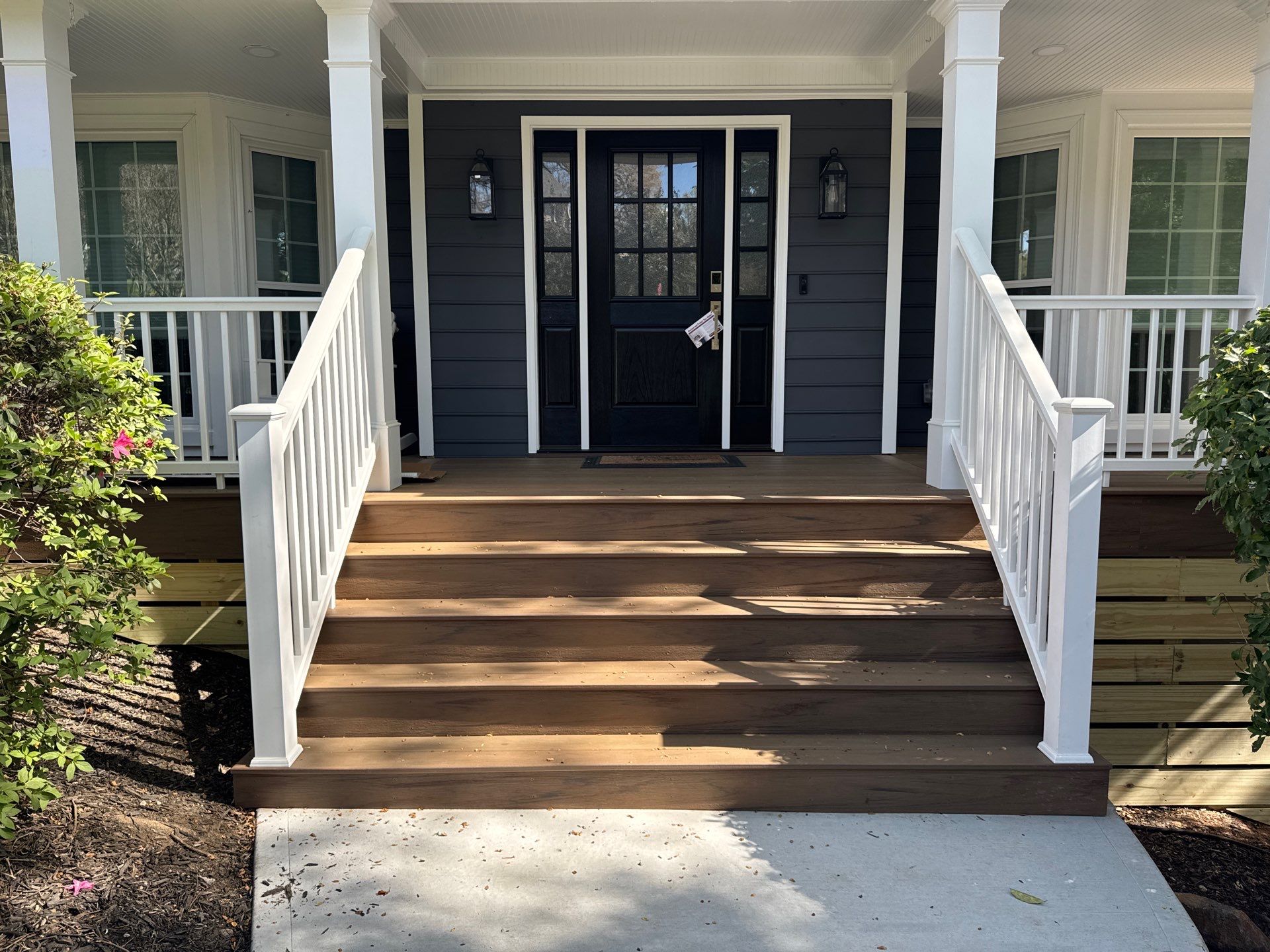 Front porch renovation by Swift Home Renovations